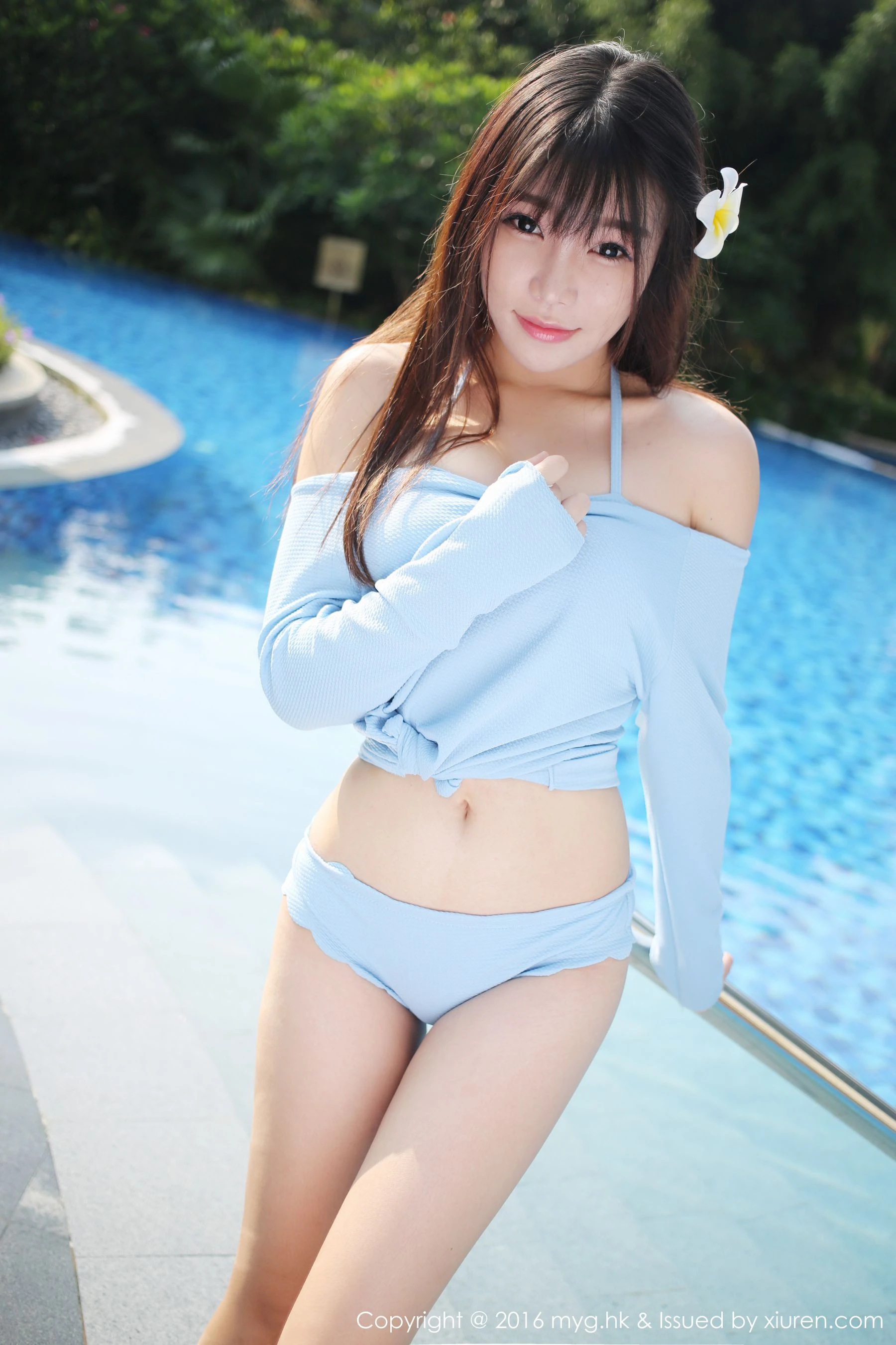 芝芝Booty《三亚旅拍》清新妹子的诱惑 美媛馆 Vol.224 插图2
