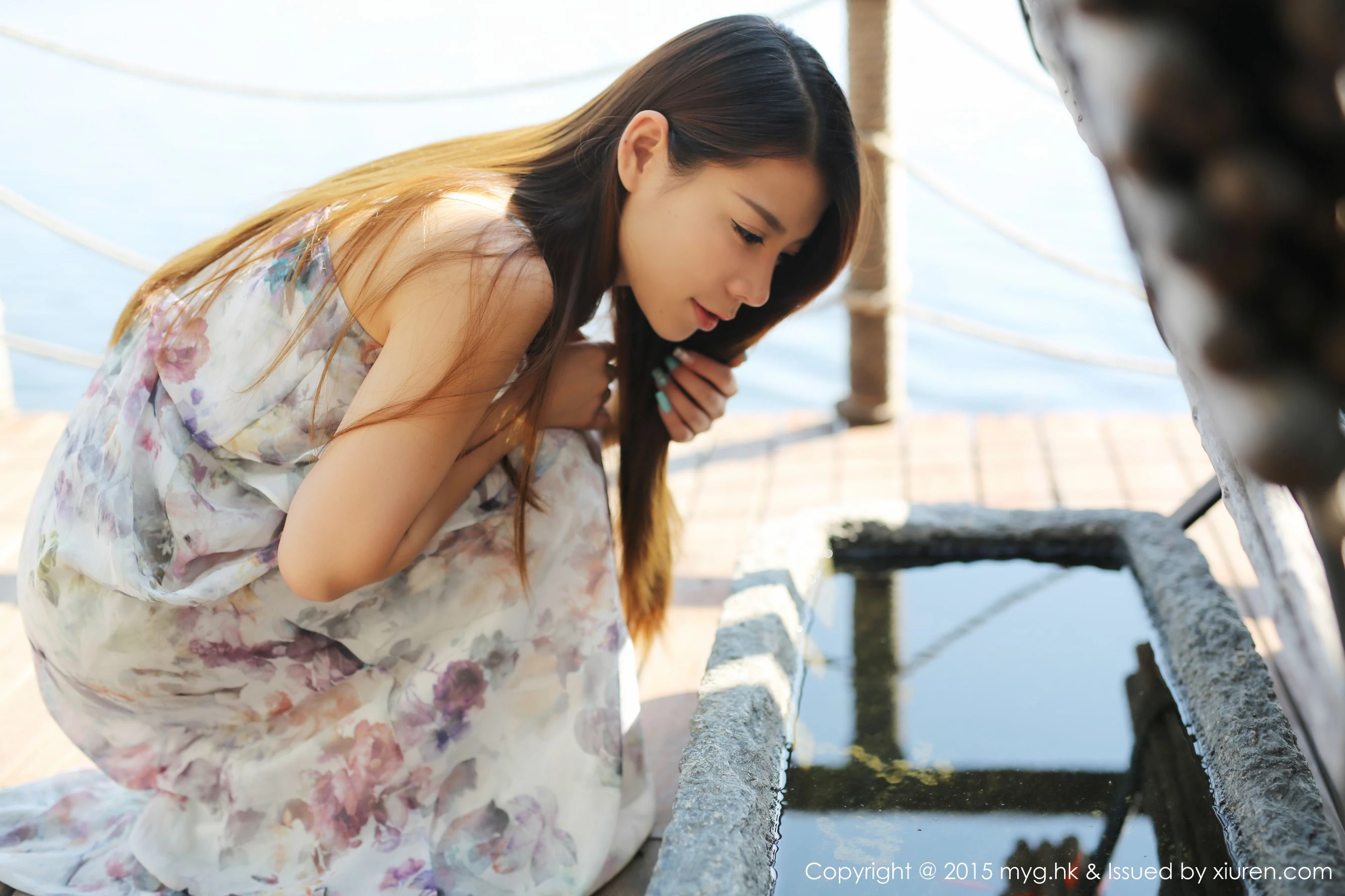 Vetiver嘉宝贝儿《小清新唯美长裙+牛仔装》 美媛馆 Vol.106 插图8