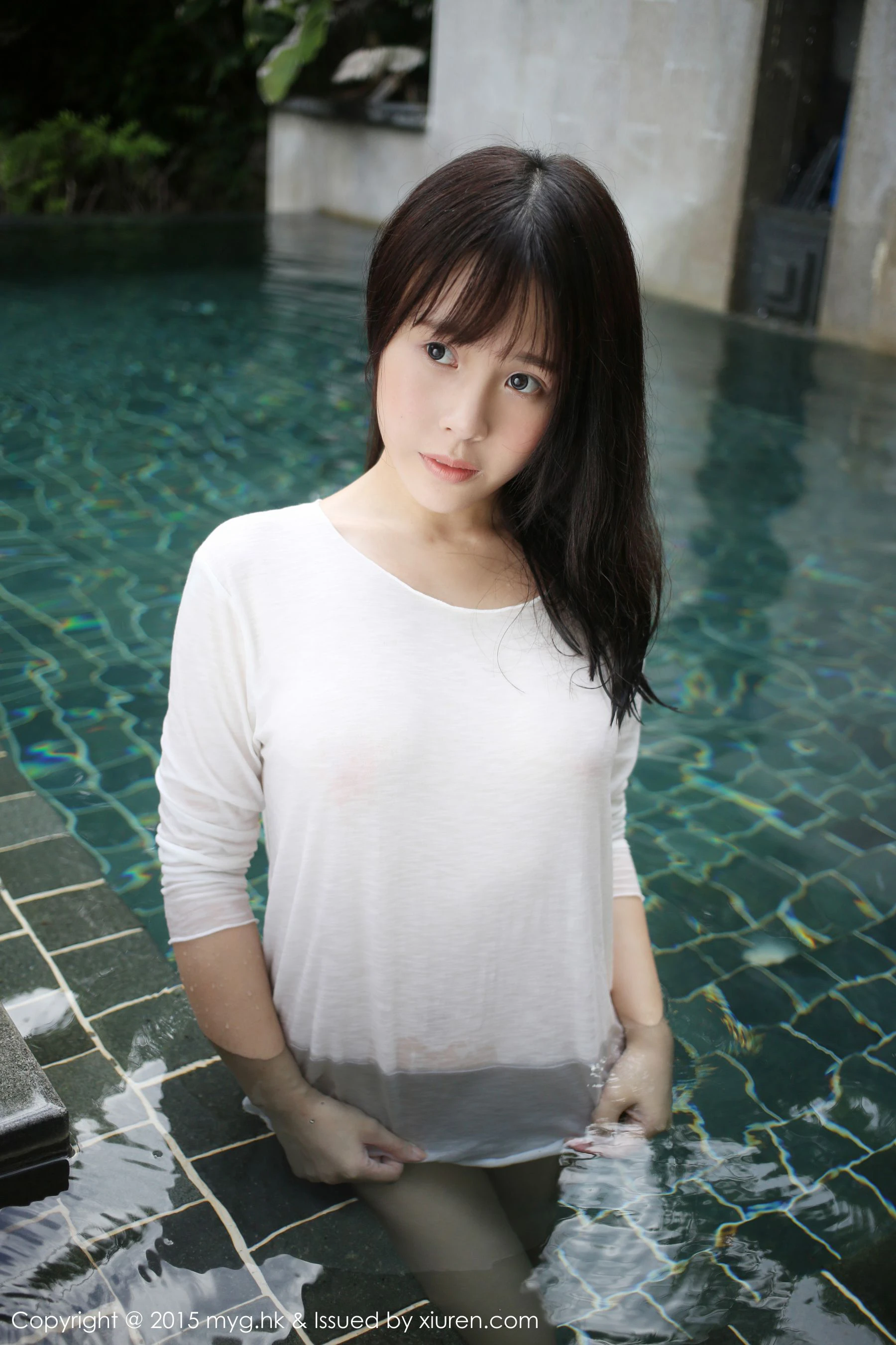 Evelyn艾莉《泳池湿身》 美媛馆 Vol.180 2017-02-02 00:00:00 - 妍画集-妍画集