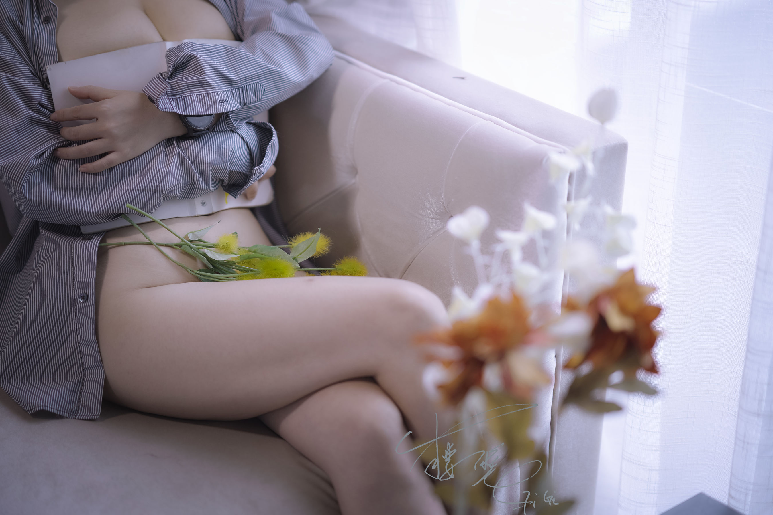 网络红人樱晚gigi – 你的衬衫 [22P] 插图9