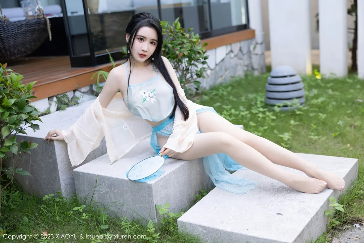 XIAOYU 语画界 Vol.1057 Cherry樱桃酱 淡蓝色古装杭州旅拍 [82P] 插图6