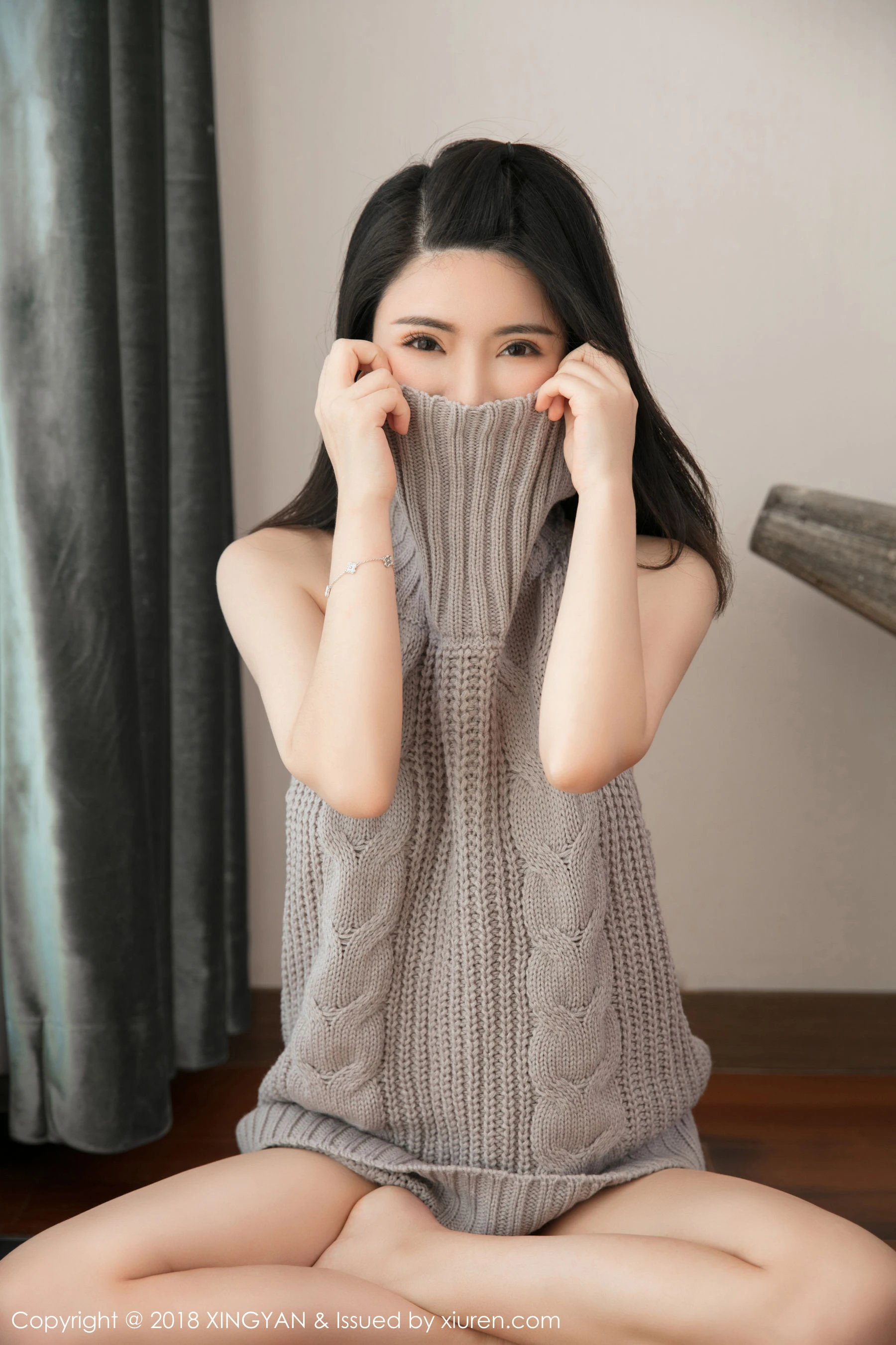 陈曦Lily《开背毛衣》 星颜社 Vol.012 - 妍画集-妍画集