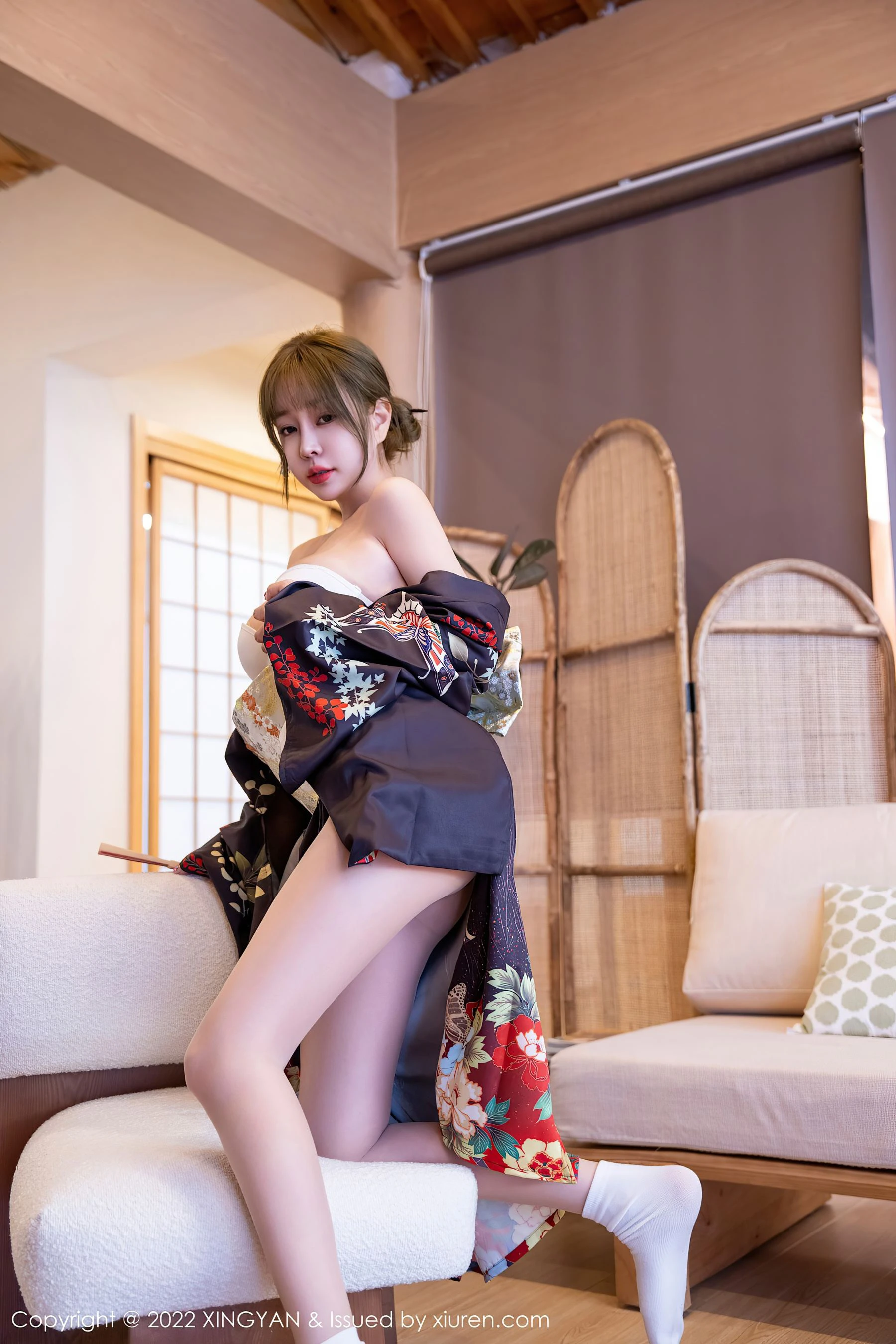 星颜社 VOL.154 王雨纯 和服美臀 插图3