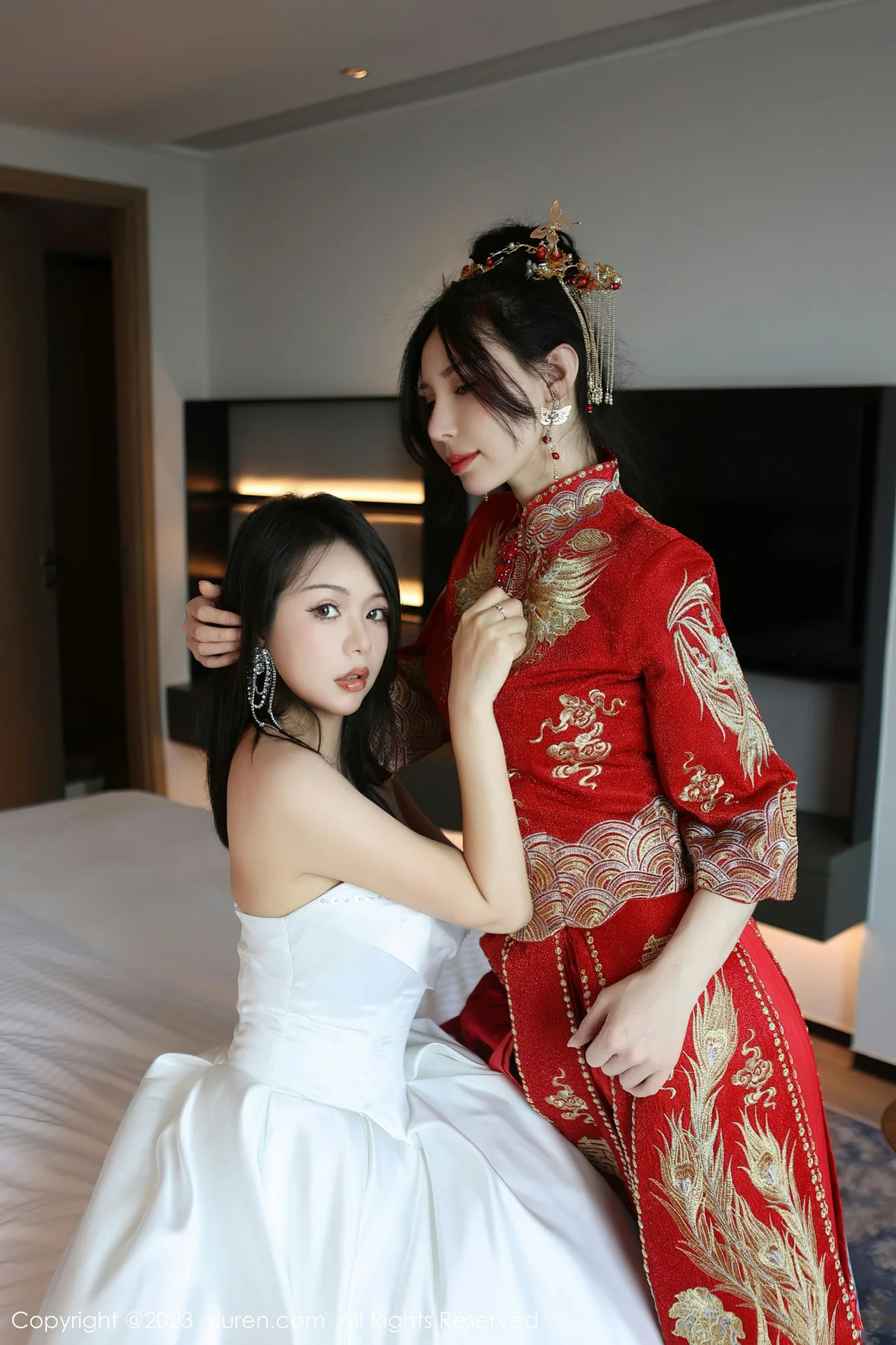 XiuRen 秀人 No.6957 曼柔两位性感女神模特合集写真 [86P] 插图8