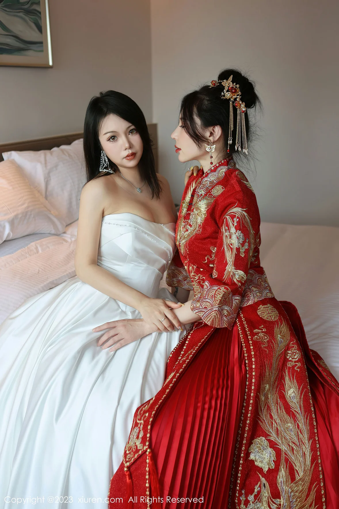 XiuRen 秀人 No.6957 曼柔两位性感女神模特合集写真 [86P] 插图3