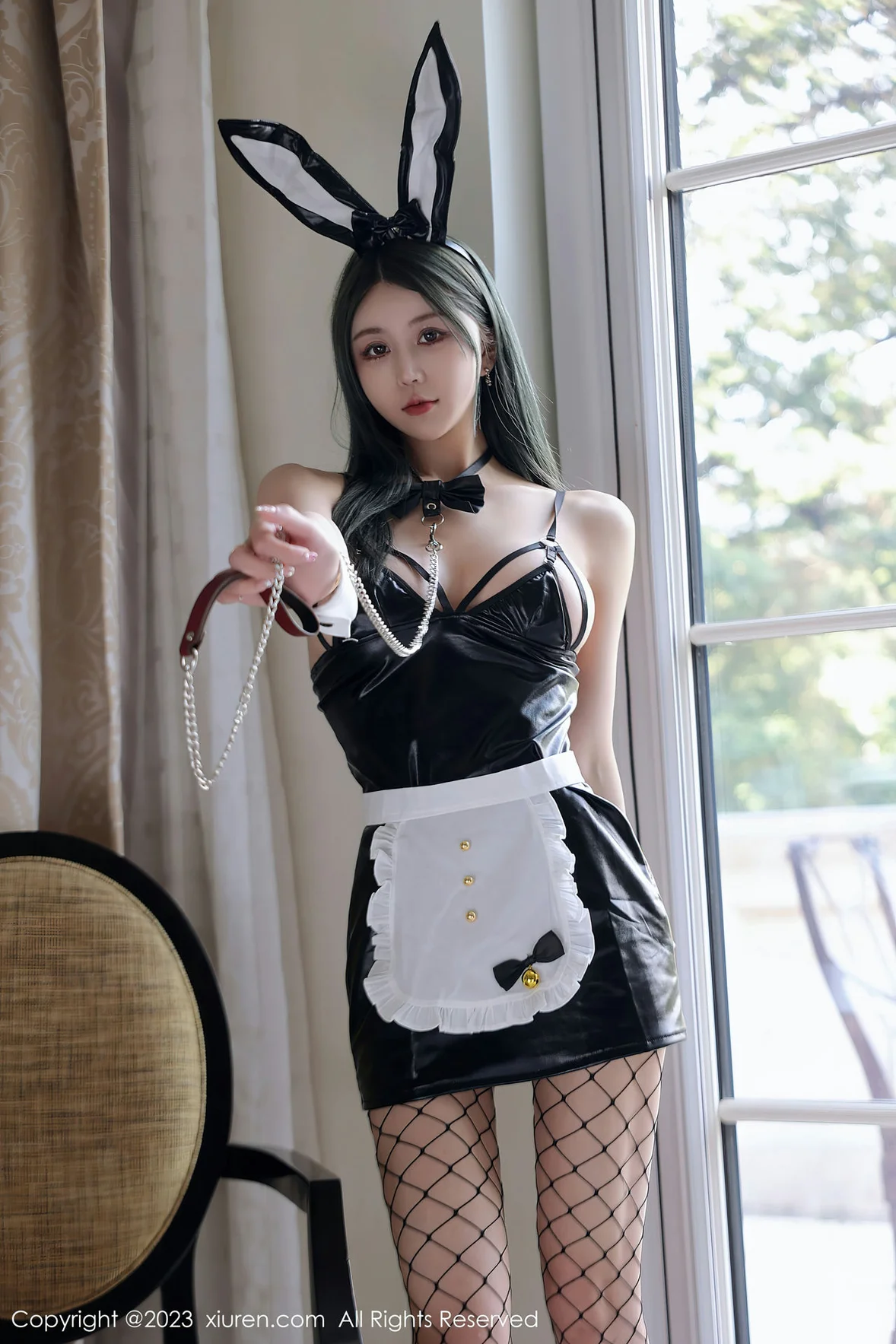 XiuRen 秀人 No.7208 tina_甜仔 黑色兔子装杭州旅拍写真 [76P] 插图7