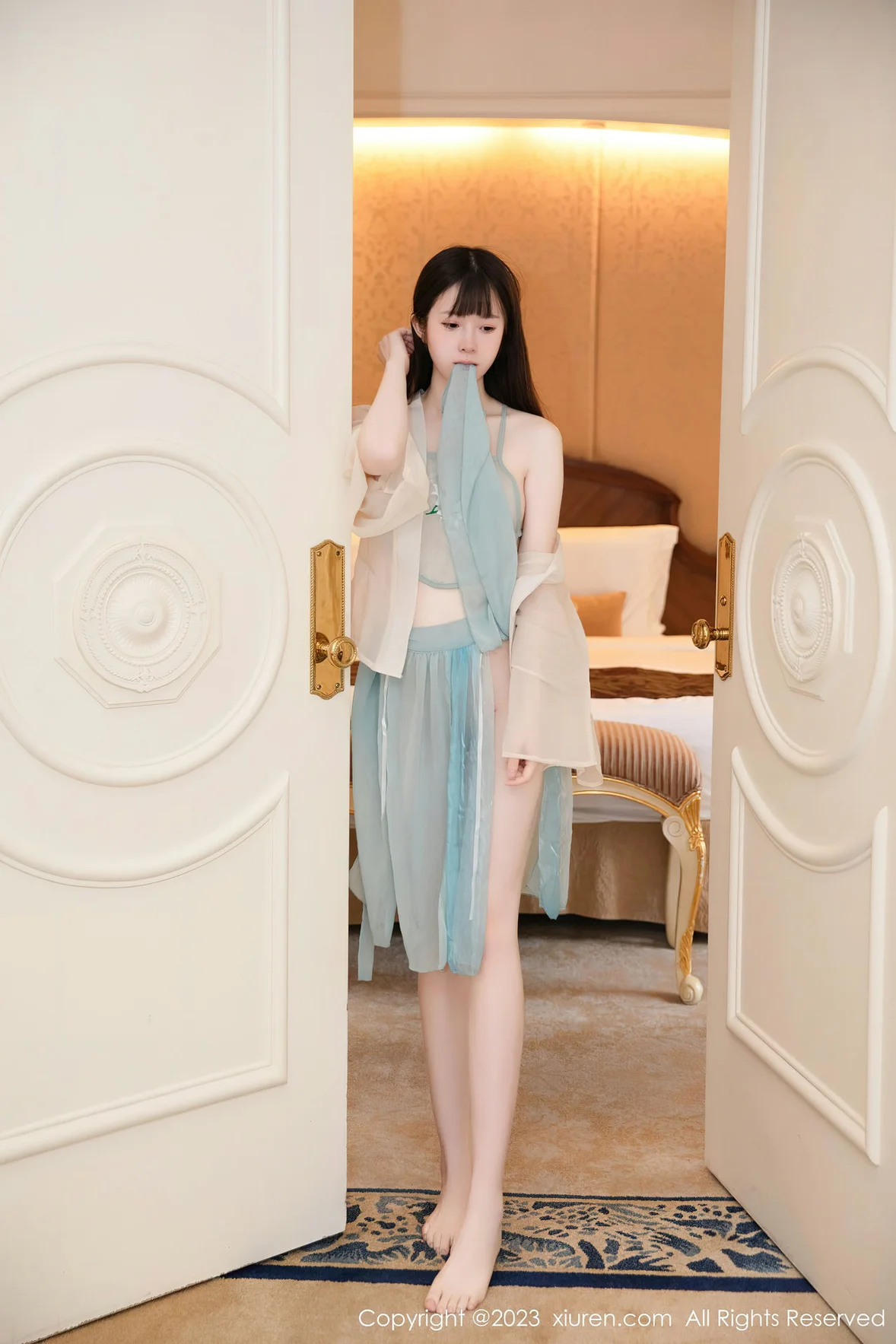 XiuRen 秀人 No.7321 林悠悠 肚兜古装清纯甜美 [87P]-妍画集