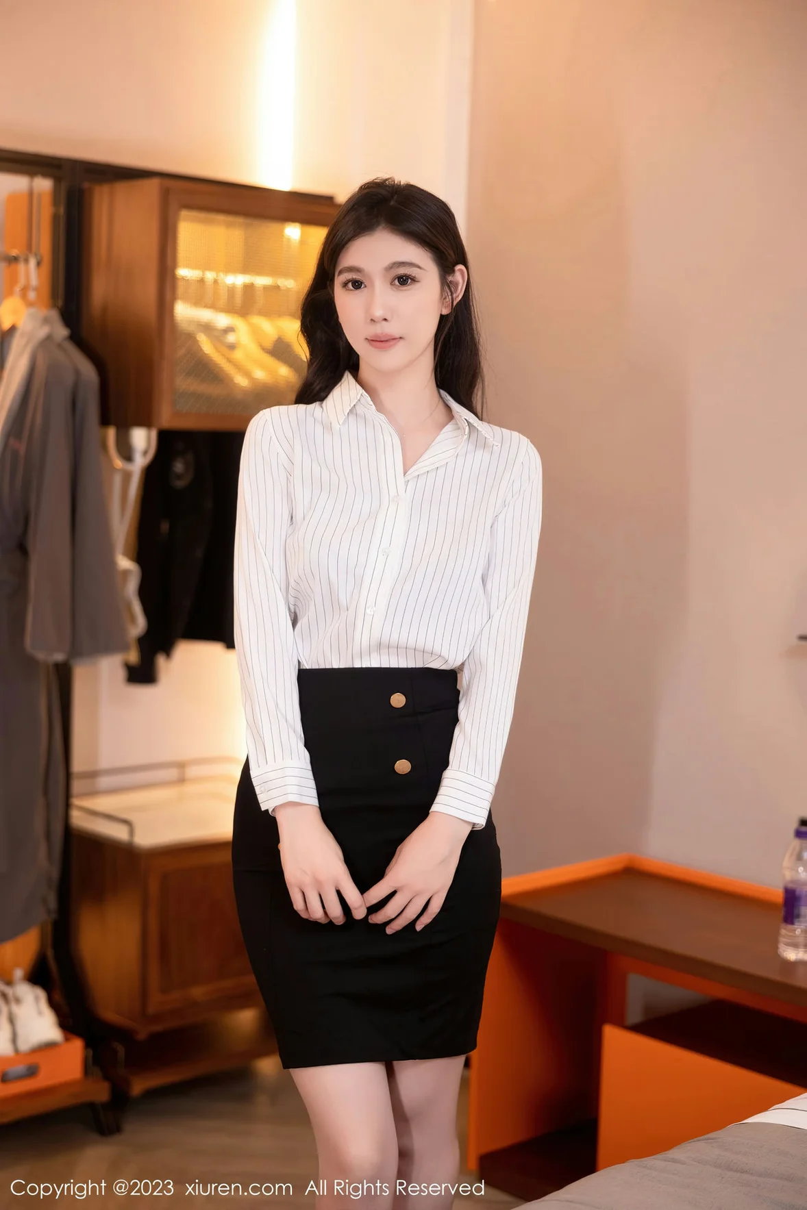 XiuRen 秀人 No.7335 李雅柔182CM 黑色轻透内衣性感写真 [61P]-妍画集