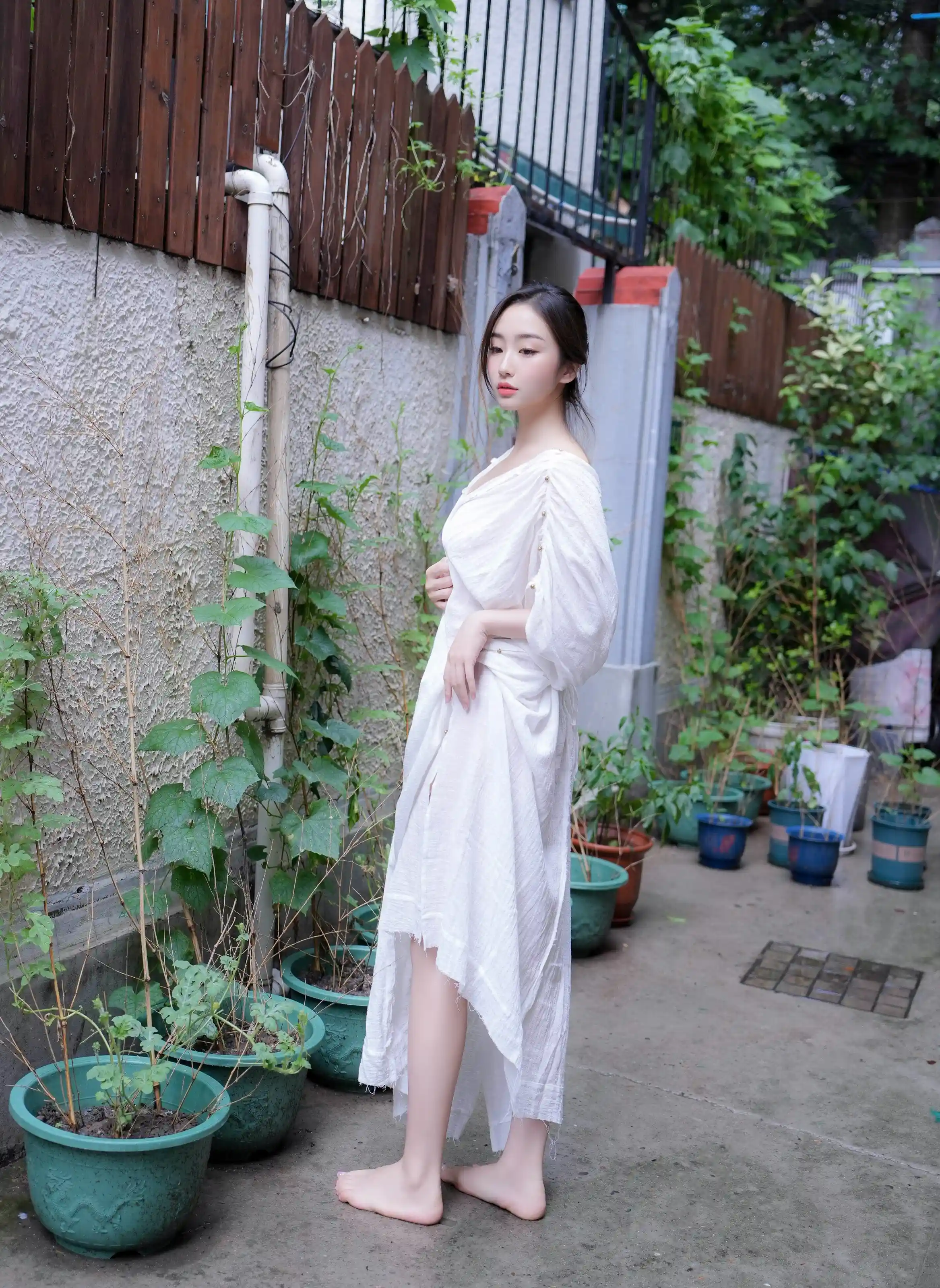XiuRen 内购版 No.10603 楠芝 身着白色长裙的美女画家 [78P] 插图4