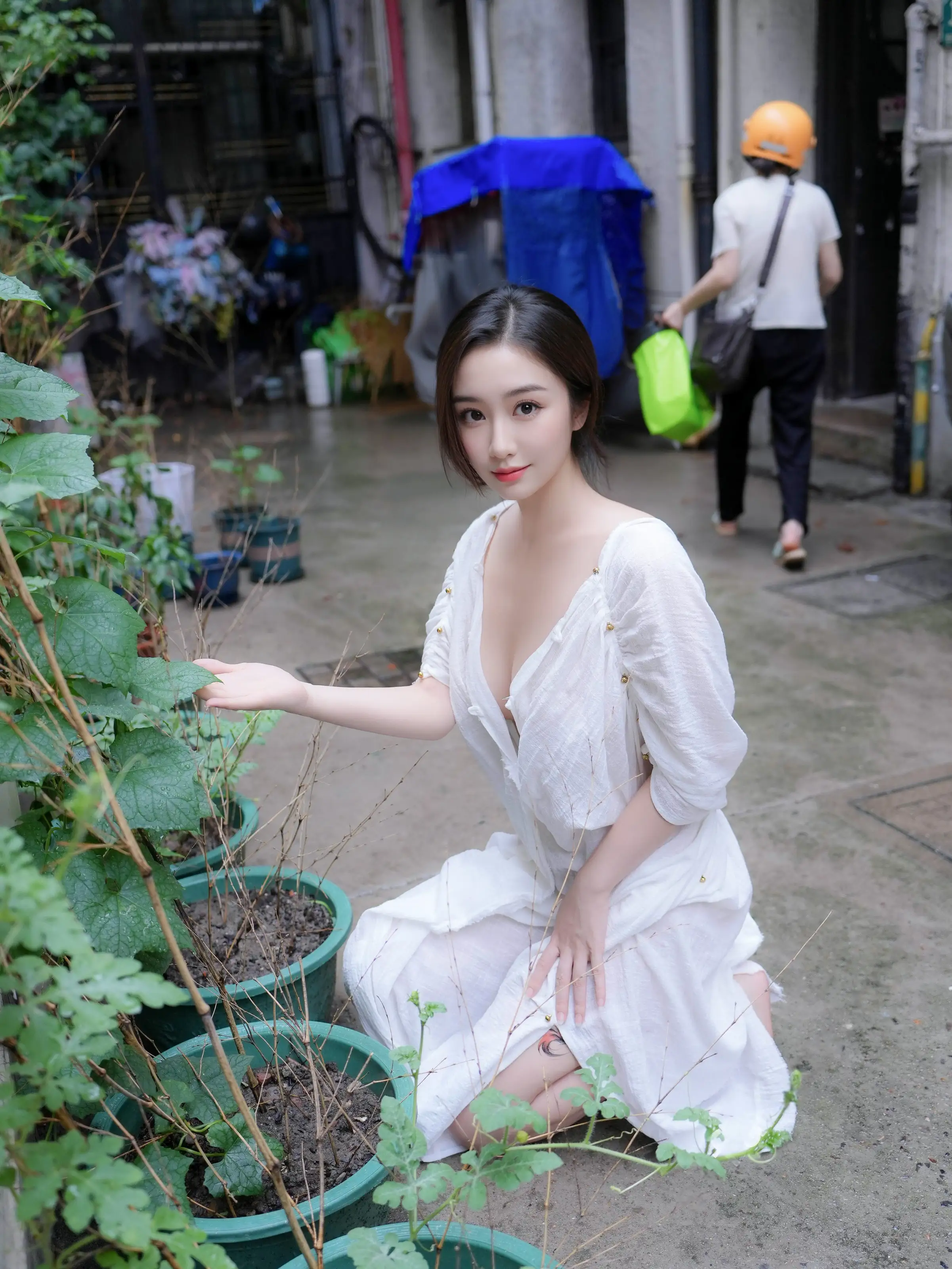 XiuRen 内购版 No.10603 楠芝 身着白色长裙的美女画家 [78P] 插图6