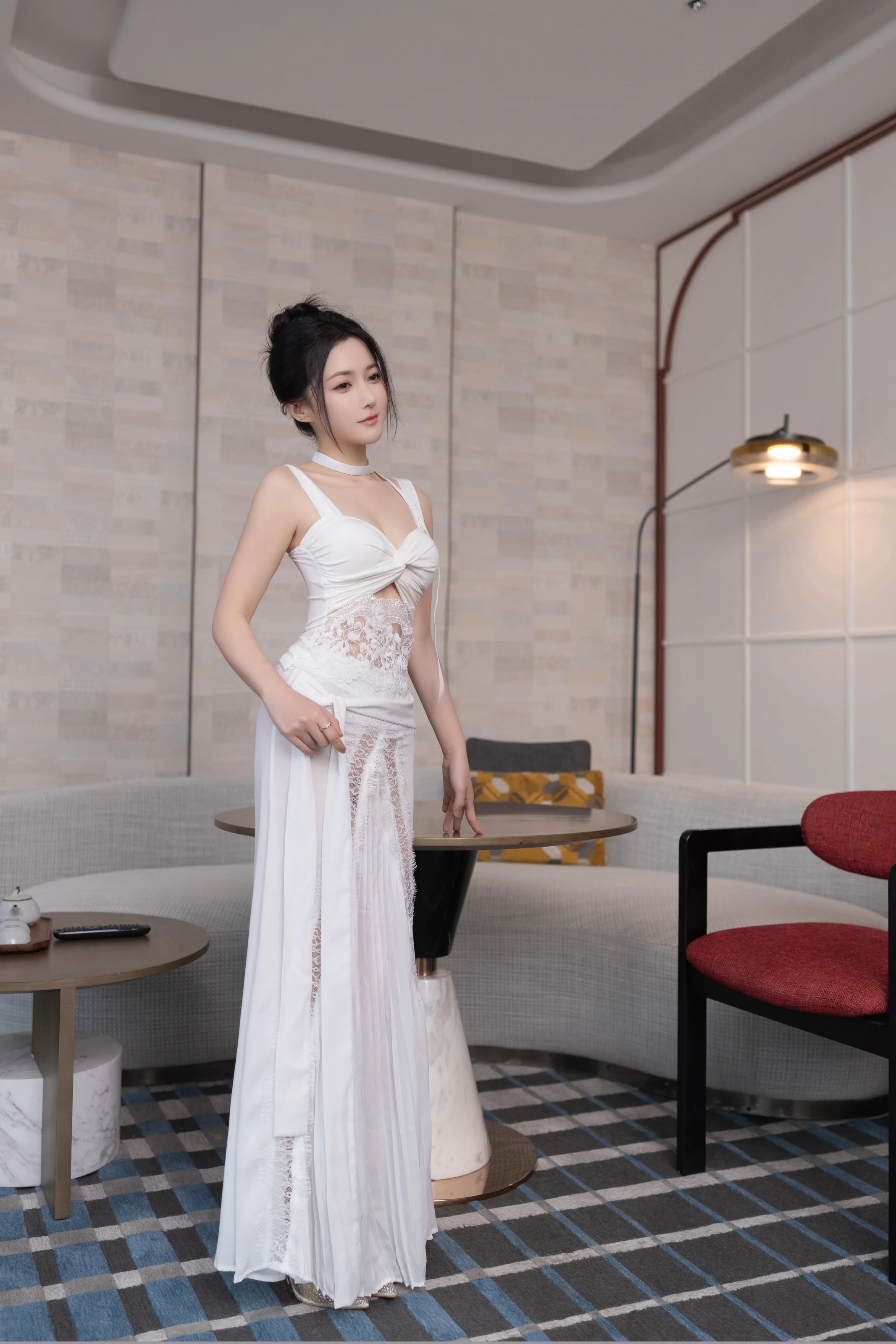 XiuRen 内购版 No.10911 鱼子酱Fish 白裙 [120P] 插图4