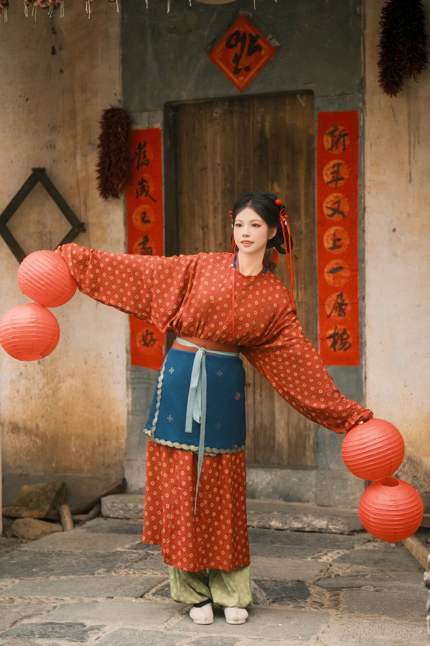ID9772新春晒娘 - 妍画集-妍画集