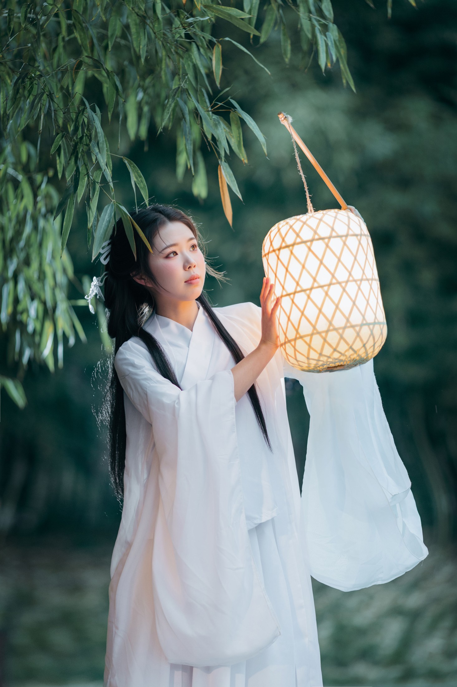 ID9869竹林夜影清冷风 - 妍画集-妍画集