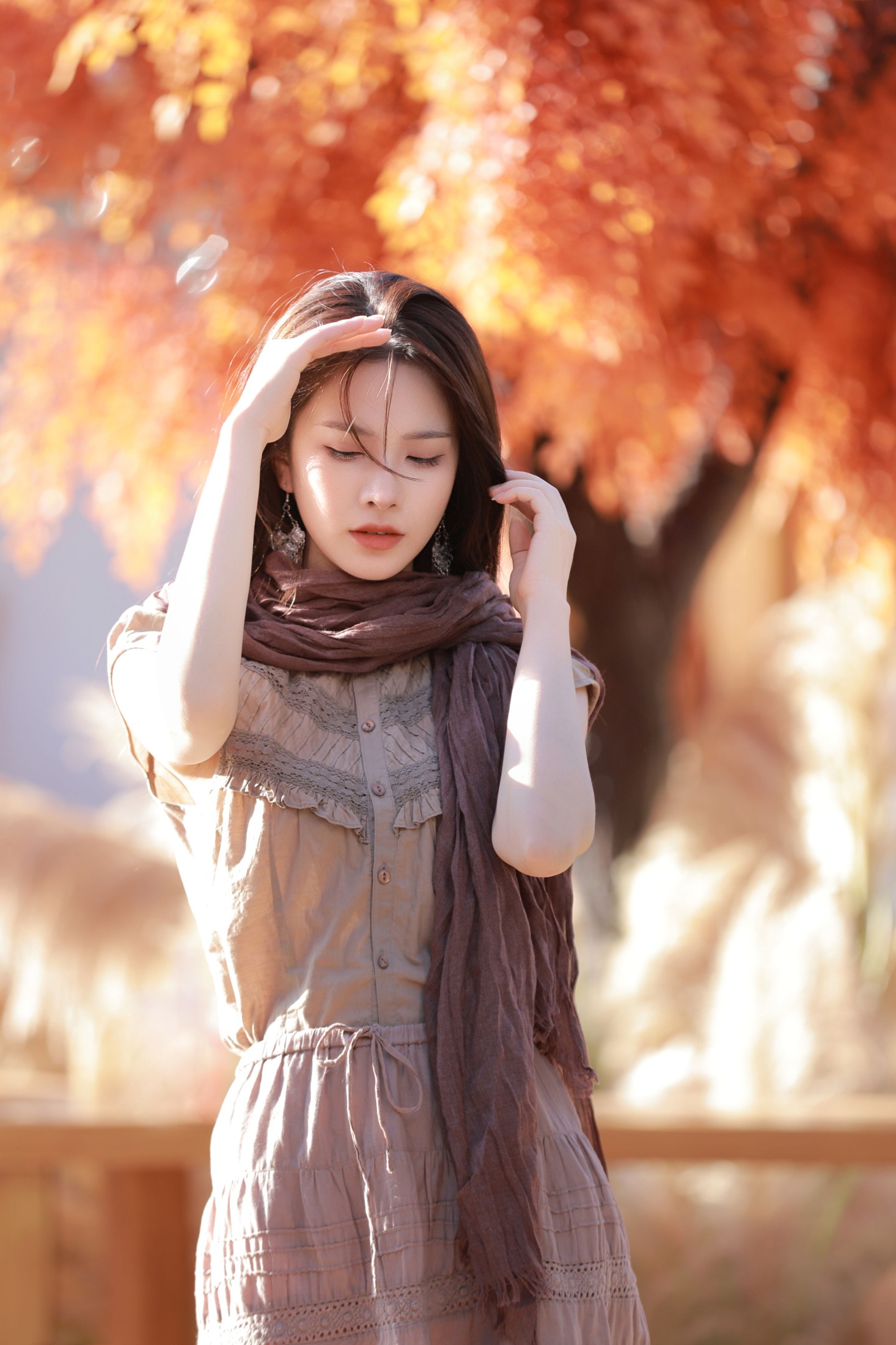 ID9860她和猫咪 - 妍画集-妍画集