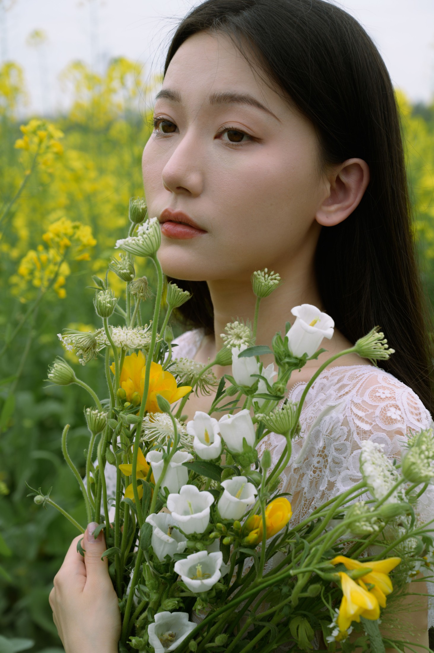 ID10120阴天与油菜花 - 妍画集-妍画集