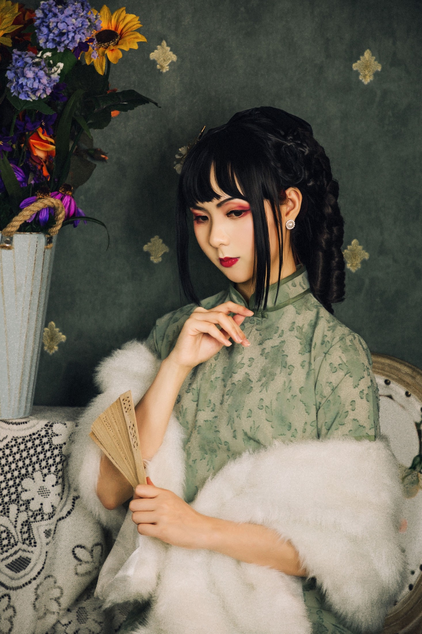 ID10405在世间，唯有美女和旗袍不可辜负。 - 妍画集-妍画集