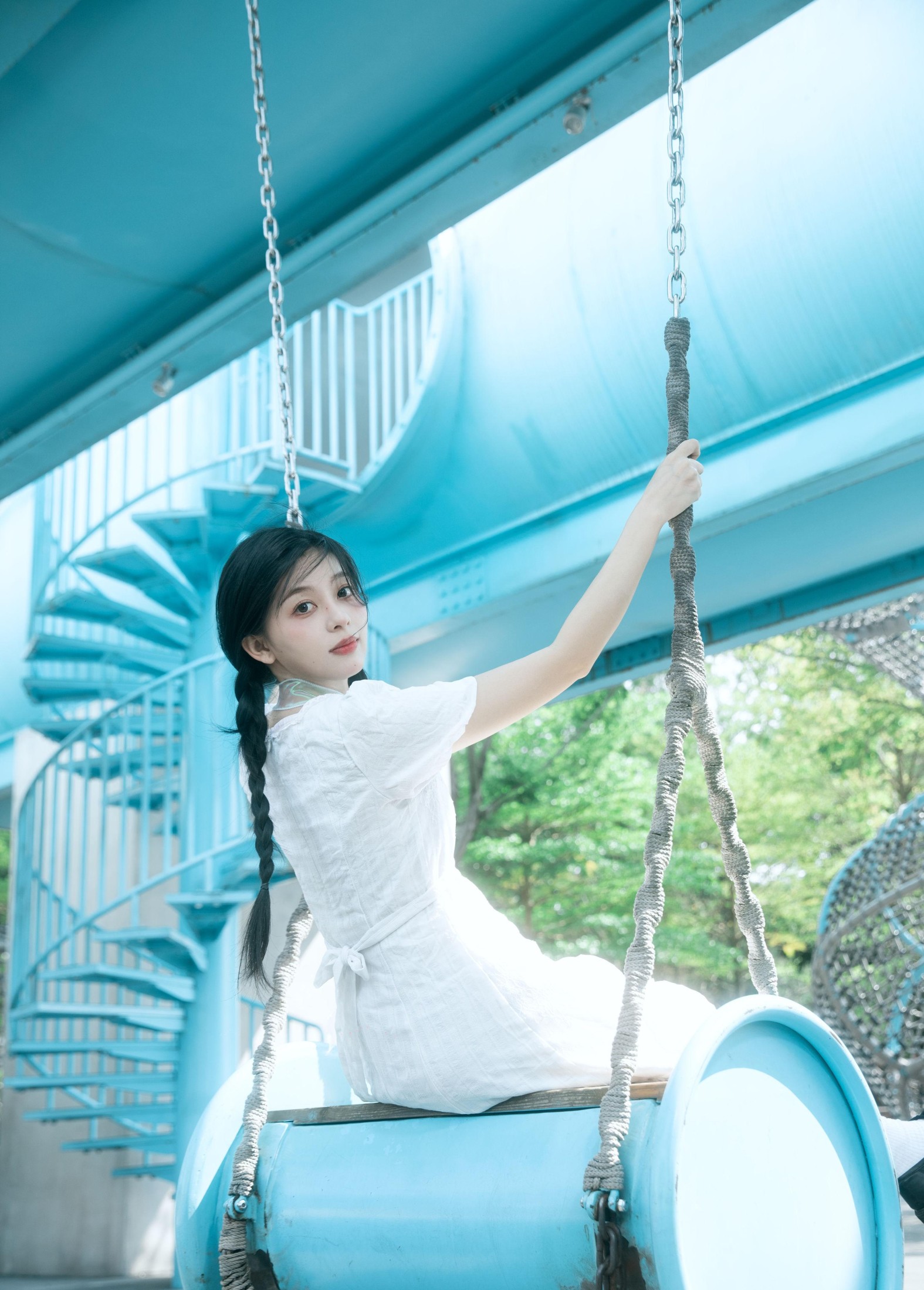 ID10541误入一场梦幻的蓝色秘境 - 妍画集-妍画集