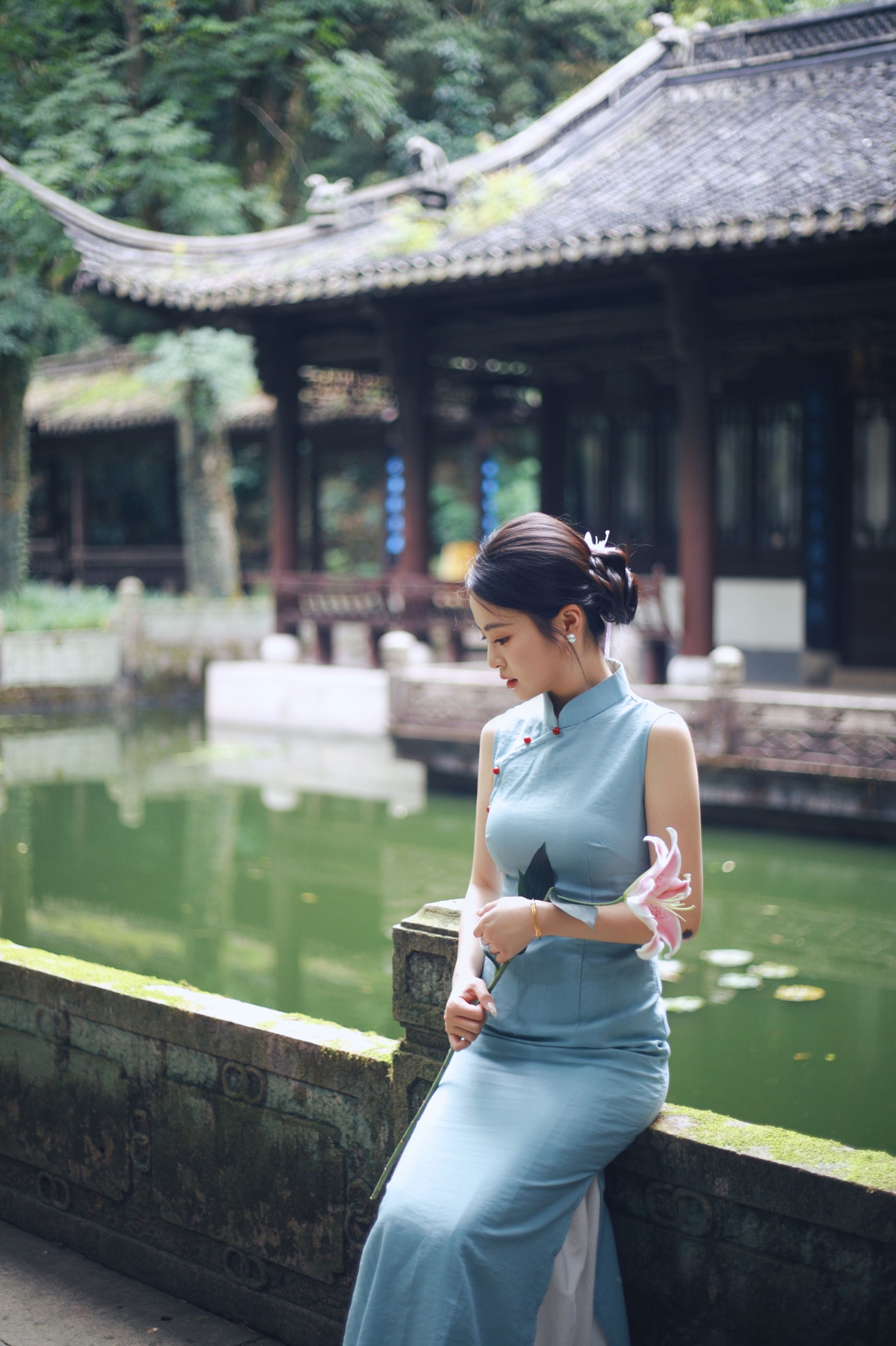 ID10629越王台旗袍新中式 - 妍画集-妍画集