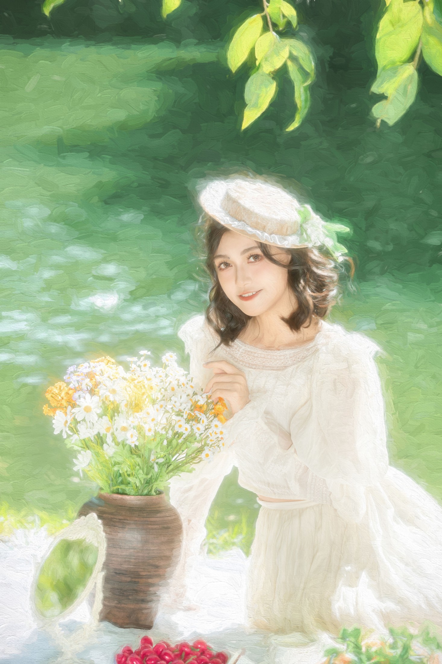 ID10578赴一场油画般的浪漫野餐 - 妍画集-妍画集