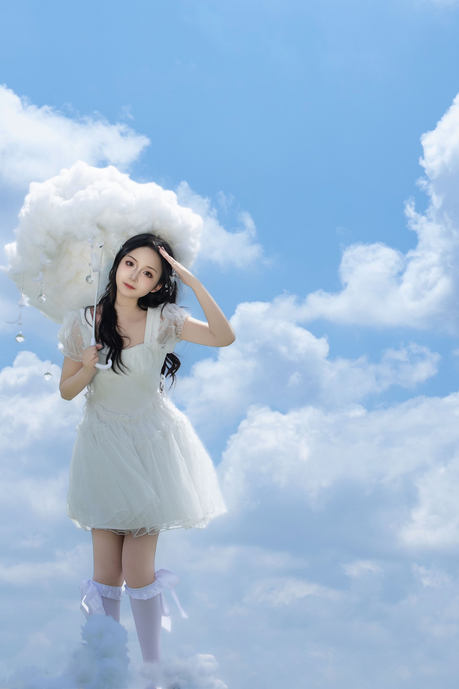 ID10603少女的云朵梦 - 妍画集-妍画集