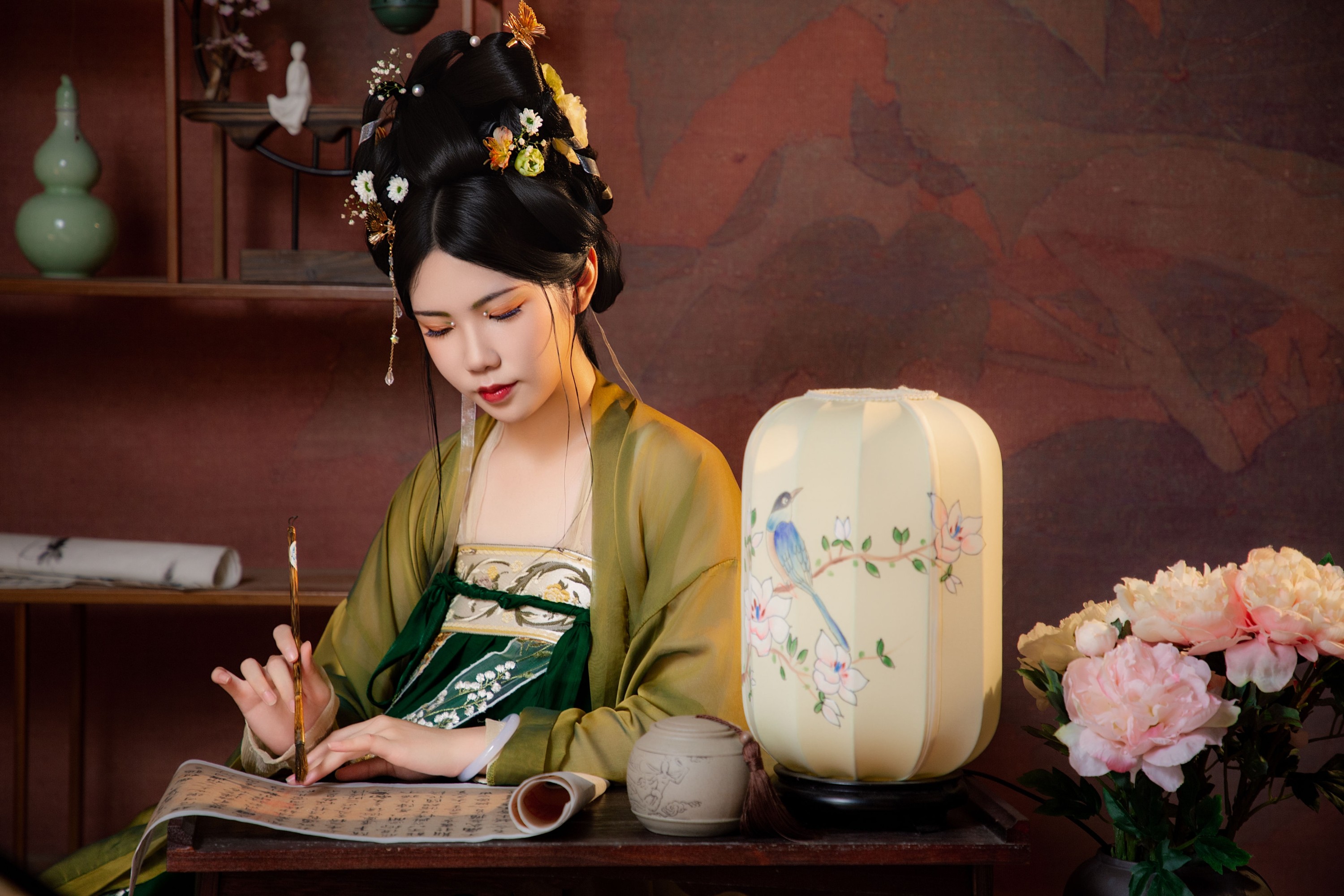 ID10446梧桐深院锁清秋 - 妍画集-妍画集