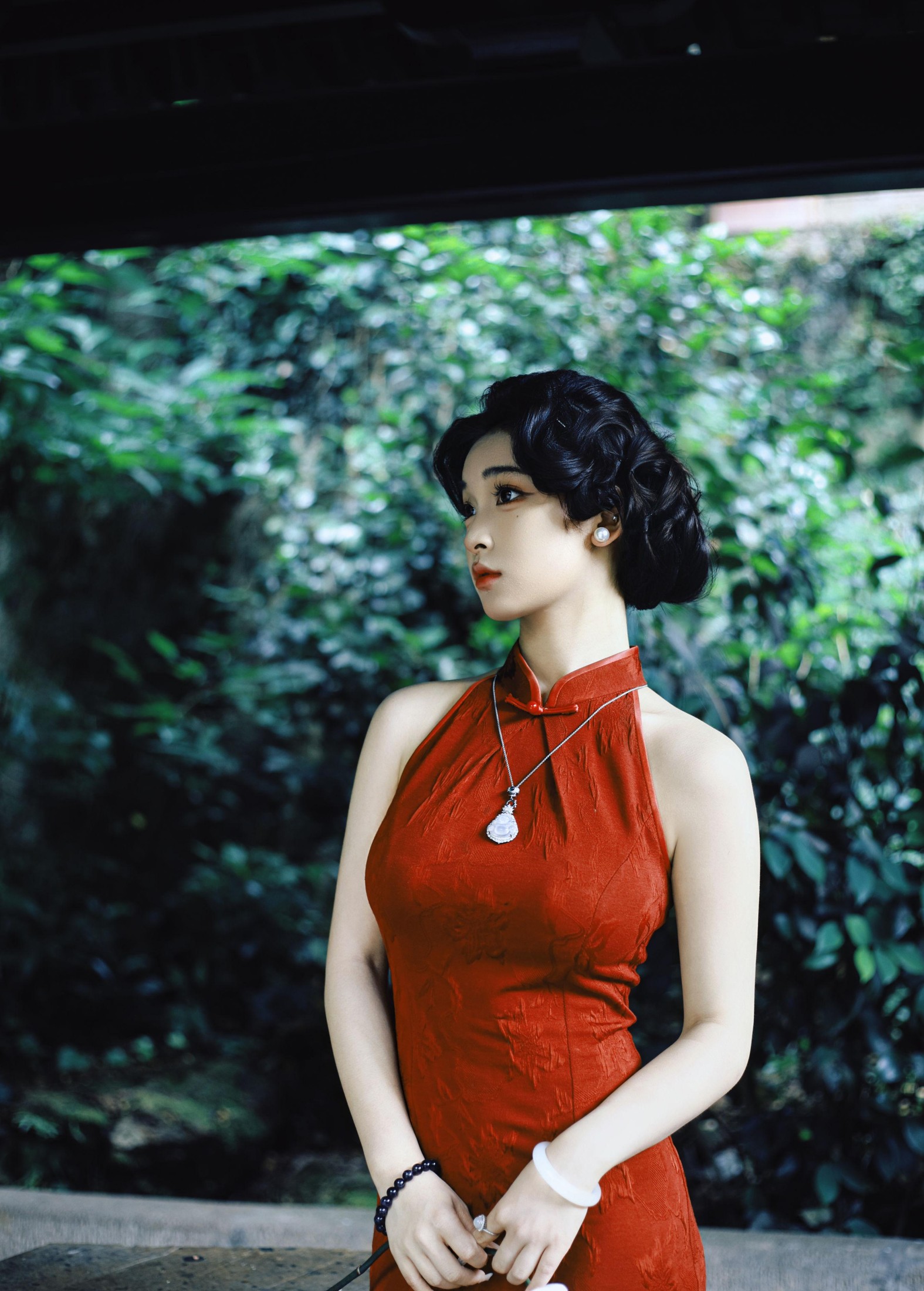 ID10650旗袍手推波 江南东方美 - 妍画集-妍画集