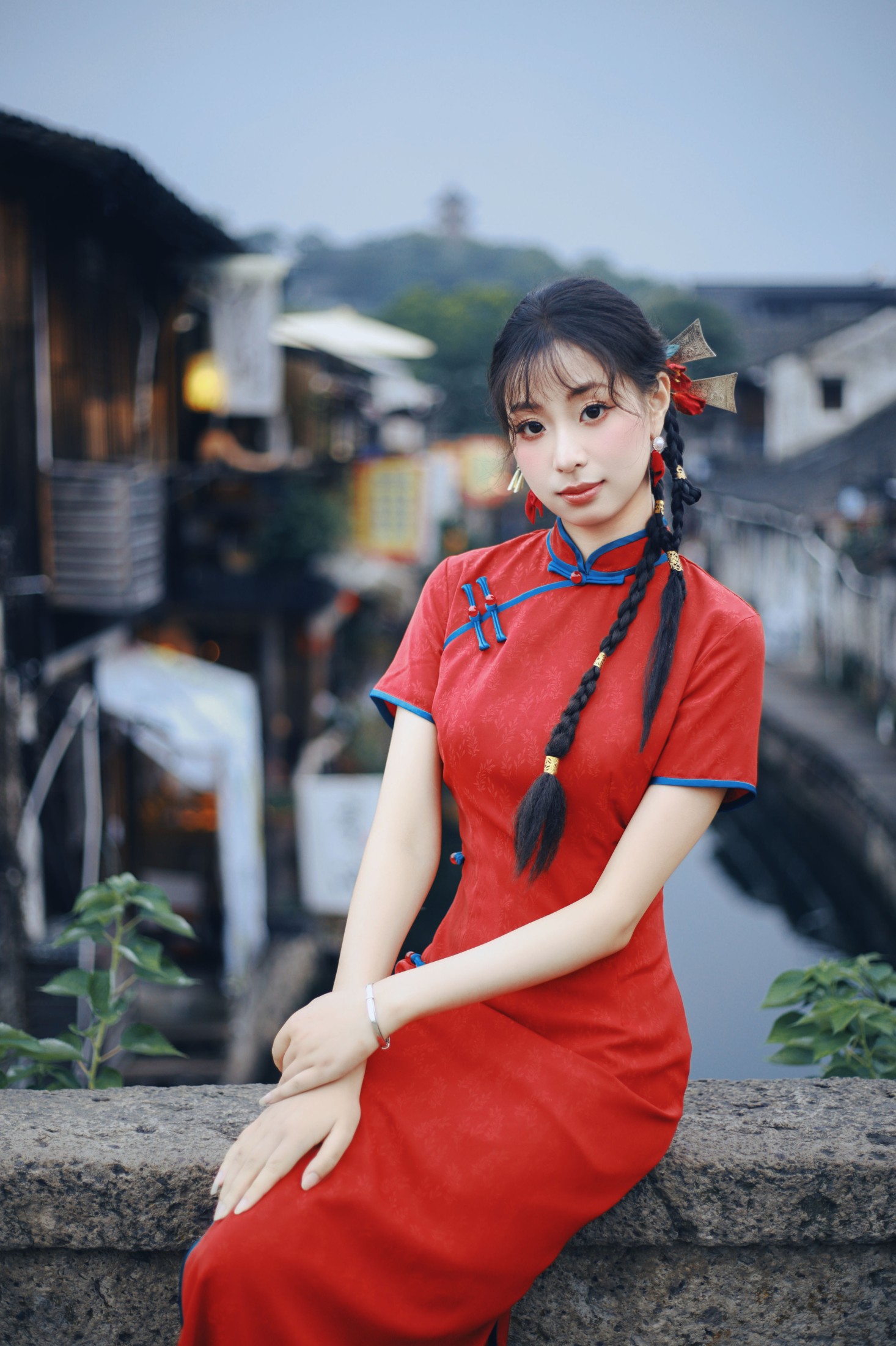 ID10731书圣故里江南水乡旗袍 - 妍画集-妍画集
