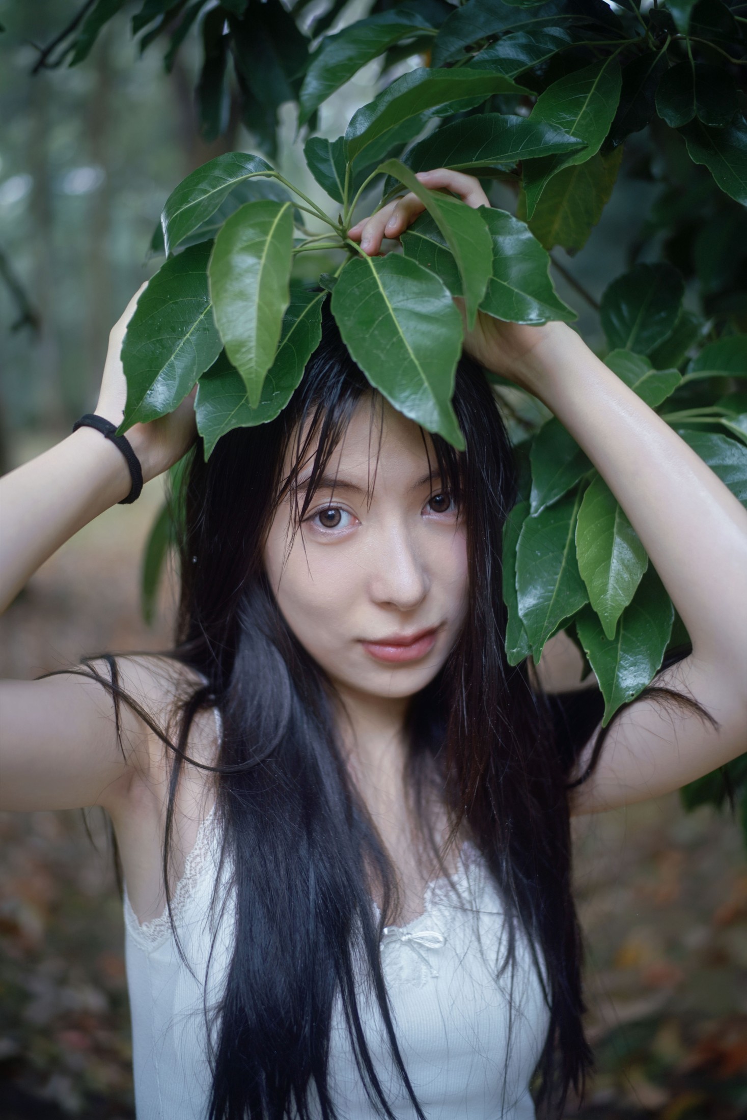 ID10764雨林微雨・少女的湿漉漉童话 - 妍画集-妍画集