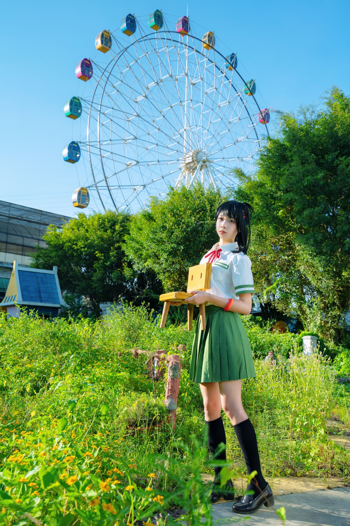 ID10786广州 废弃游乐园 学姐的铃芽之旅！ - 妍画集-妍画集