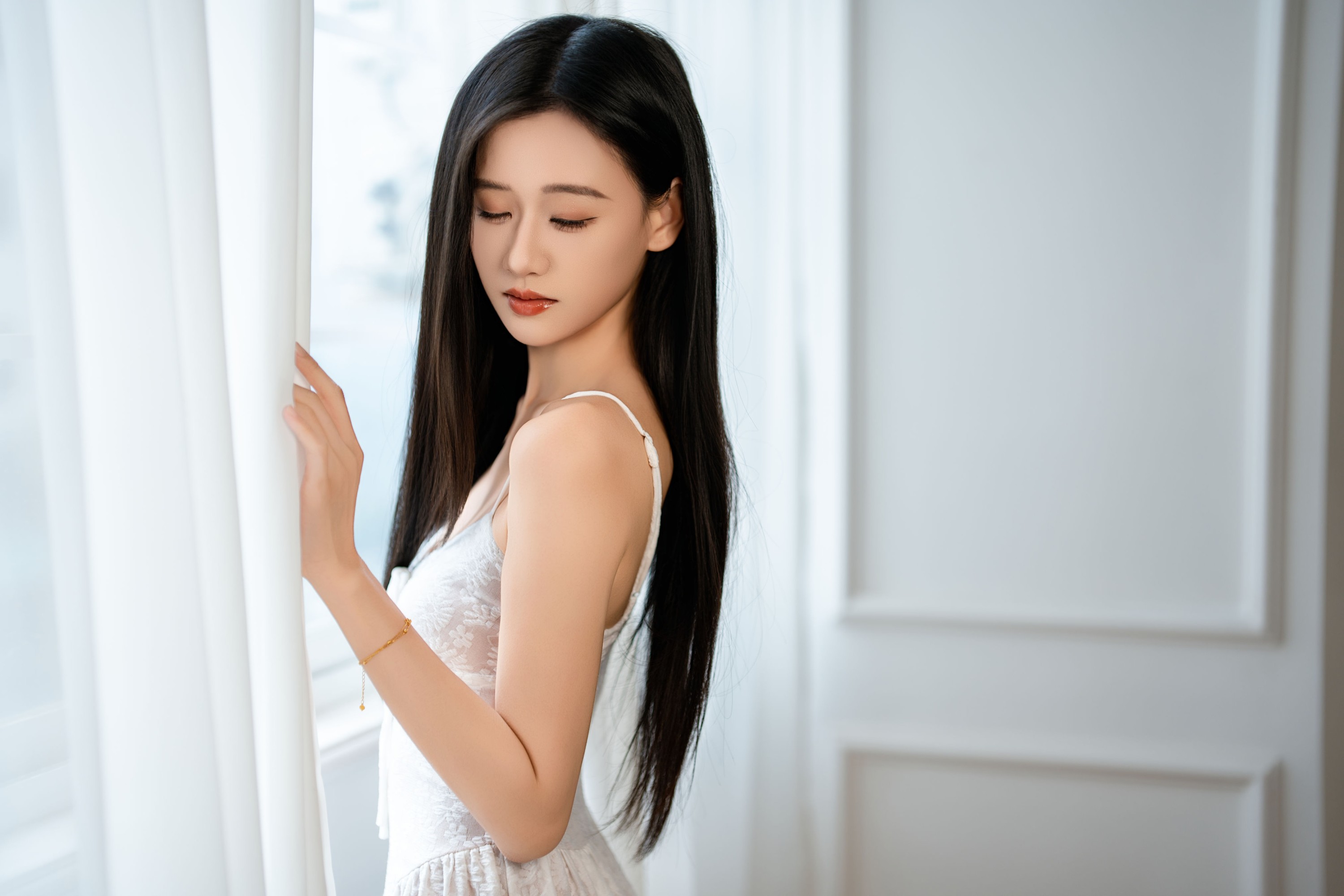 晓晓 – 《白色纱裙》[44P] 插图4
