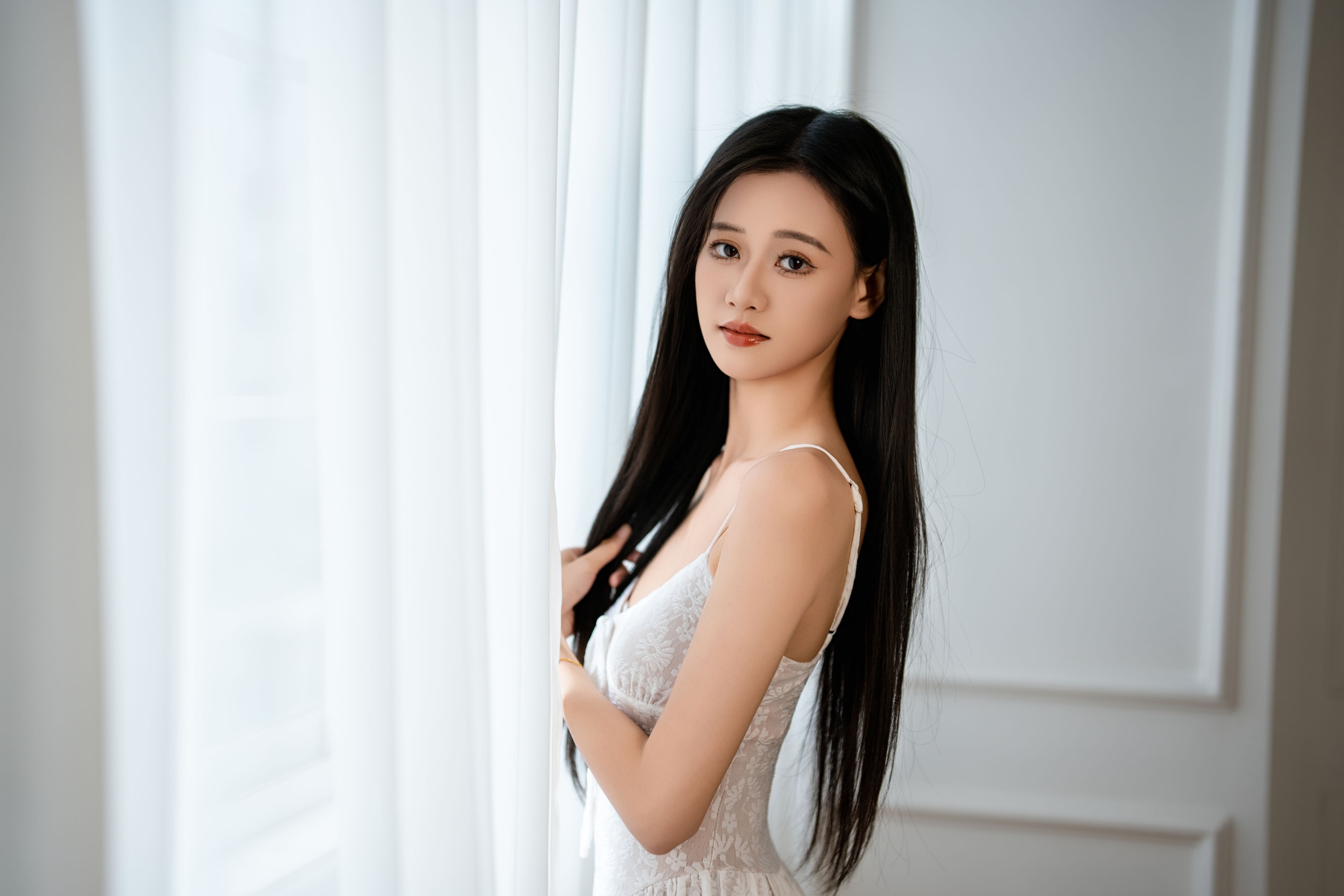 晓晓 – 《白色纱裙》[44P] 插图5