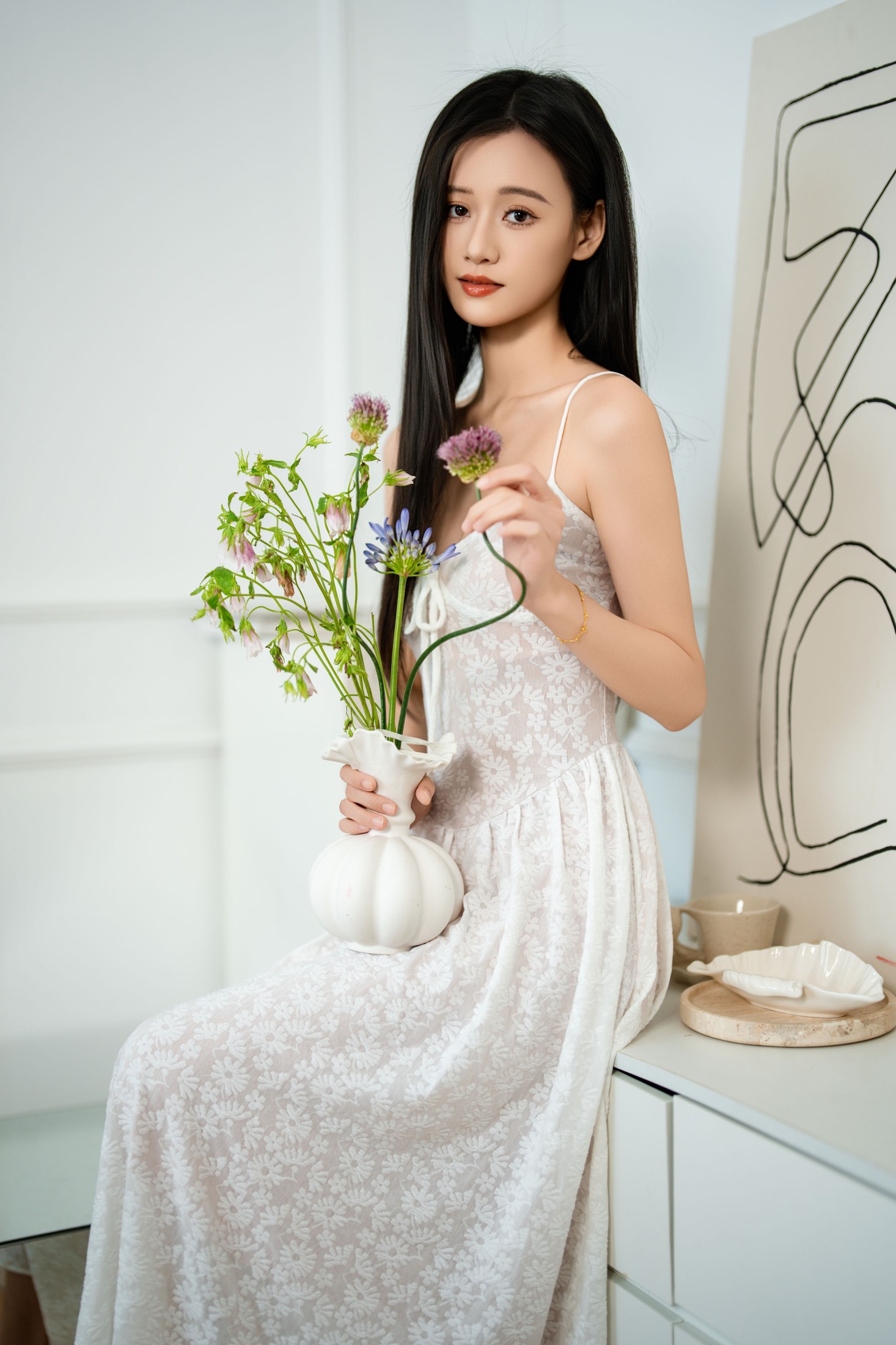 晓晓 – 《白色纱裙》[44P] 插图3