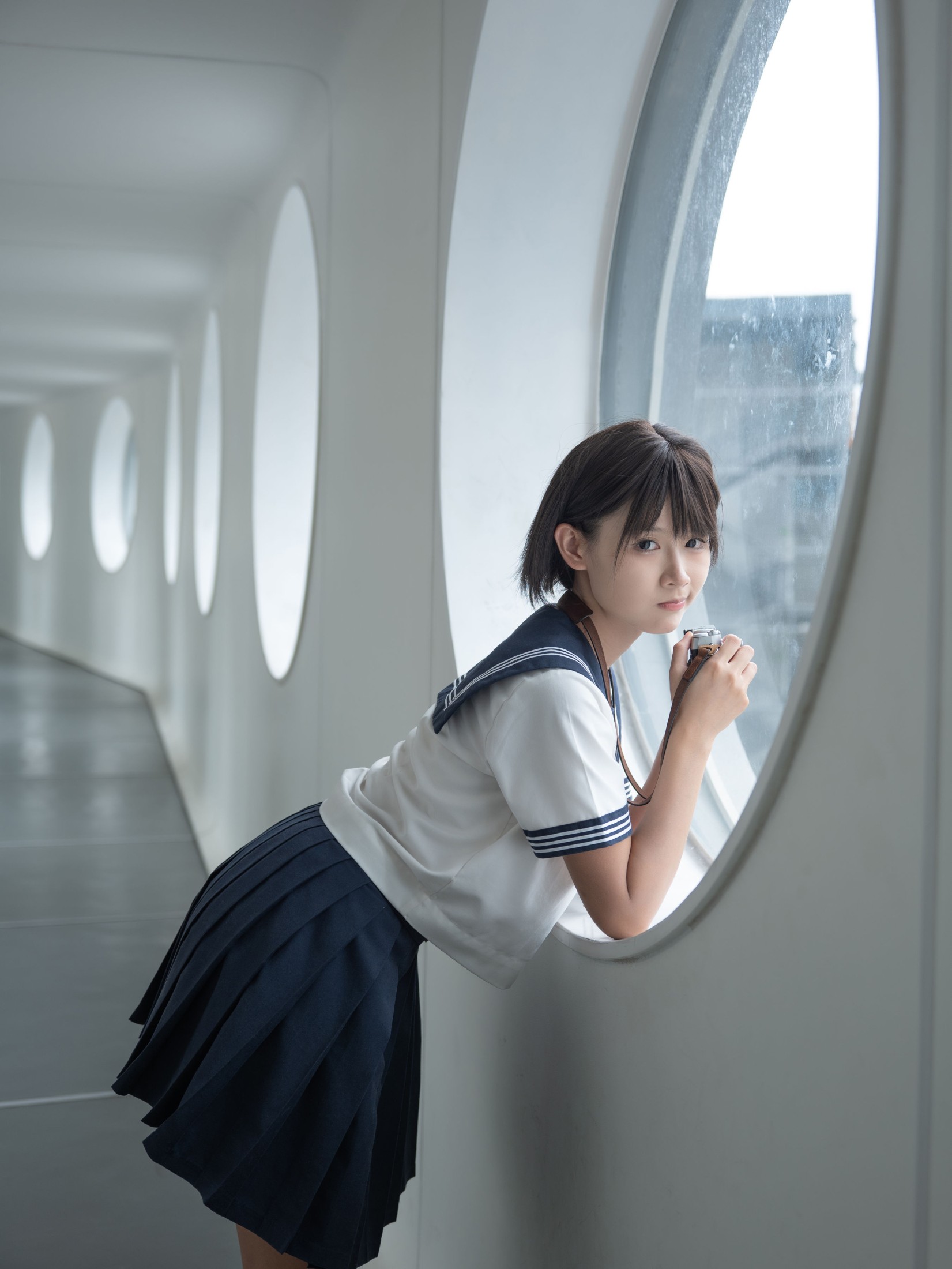 喜欢kimo真不错 – 《制服少女：夏天与清风的碎片》[52P] 插图3
