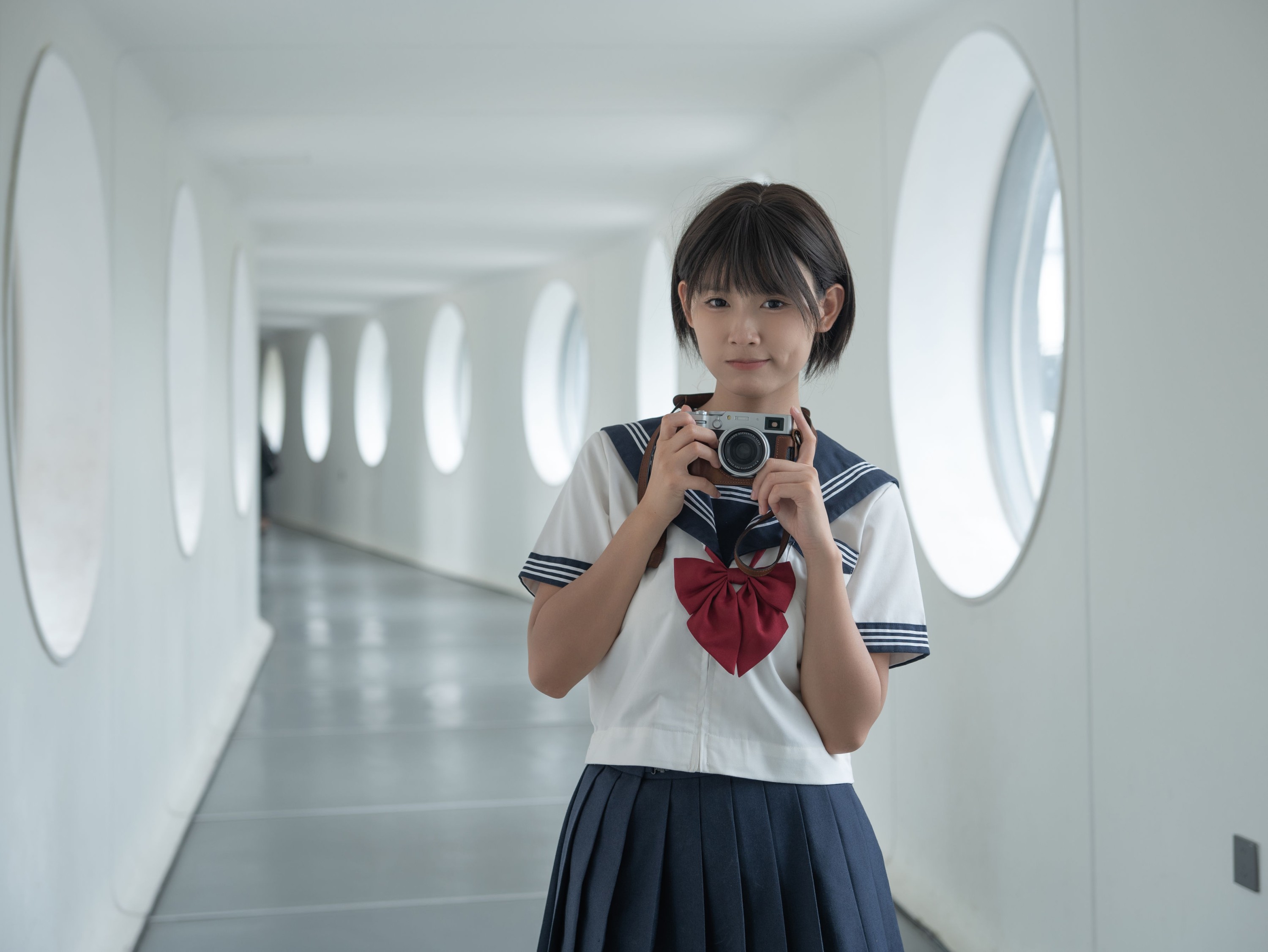 ID11097制服少女：夏天与清风的碎片 - 妍画集-妍画集