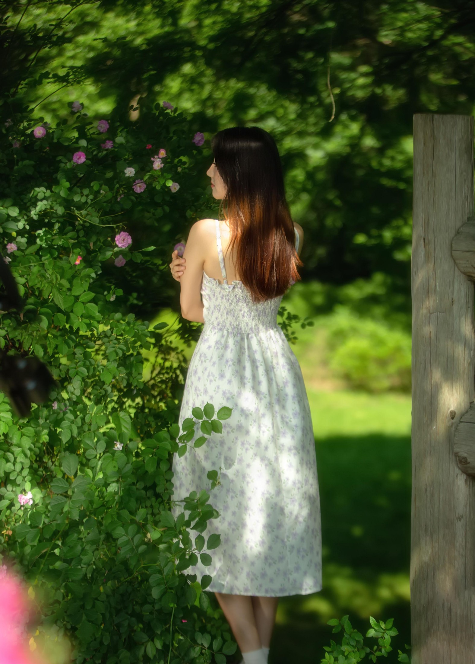 ID11166秘密花园里的少女 - 妍画集-妍画集