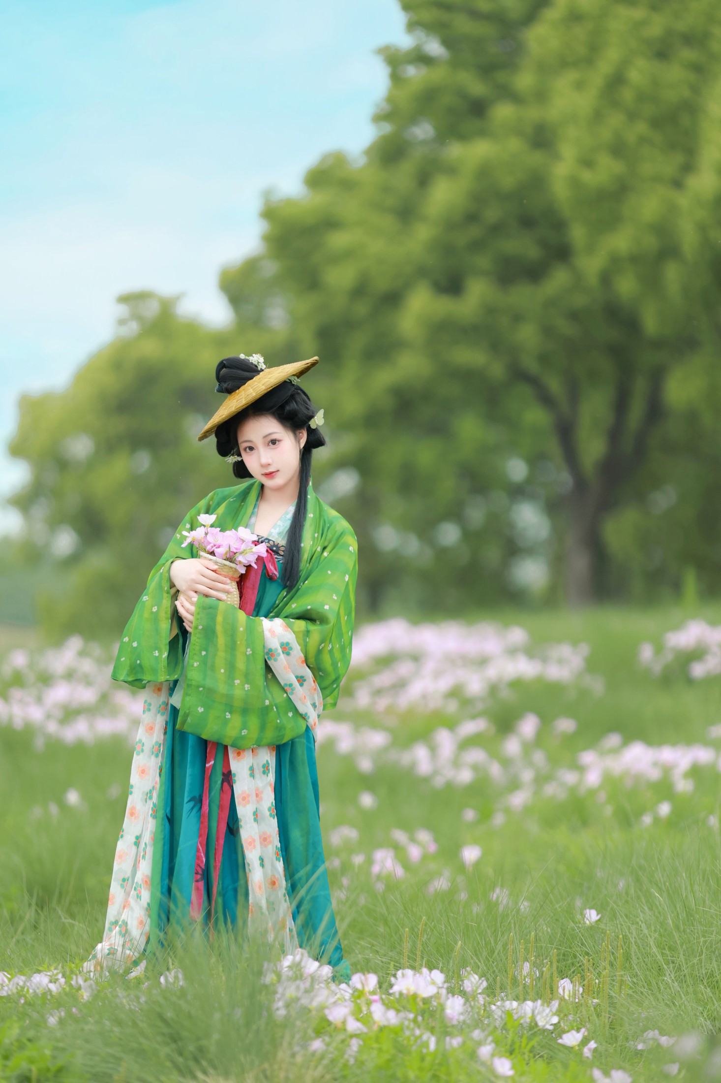 ID11225罗衣轻挽，撷一缕芬芳入梦。 - 妍画集-妍画集