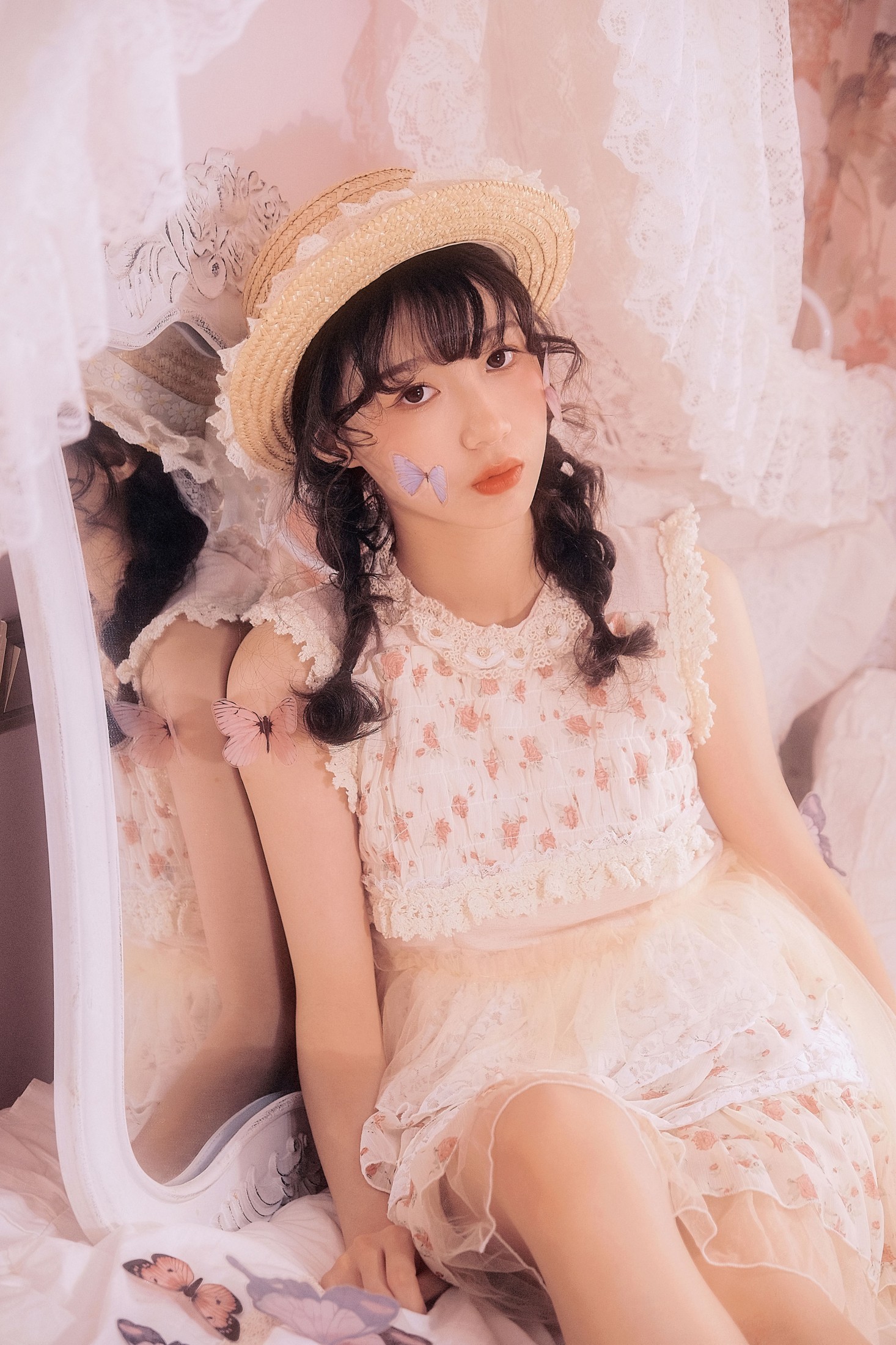 ID11119坠入蝴蝶梦境 - 妍画集-妍画集