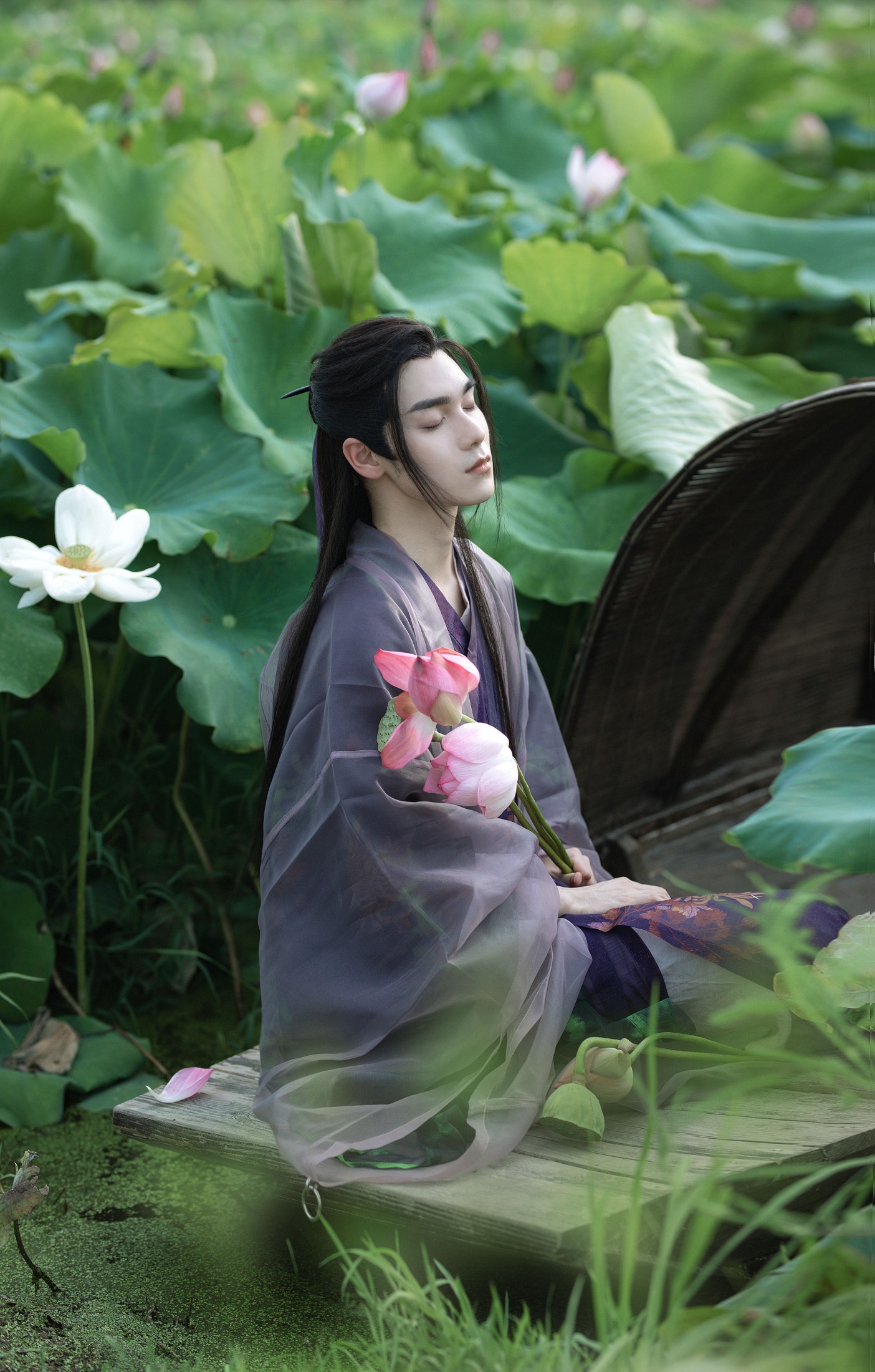 ID11193满身明月看荷花 - 妍画集-妍画集