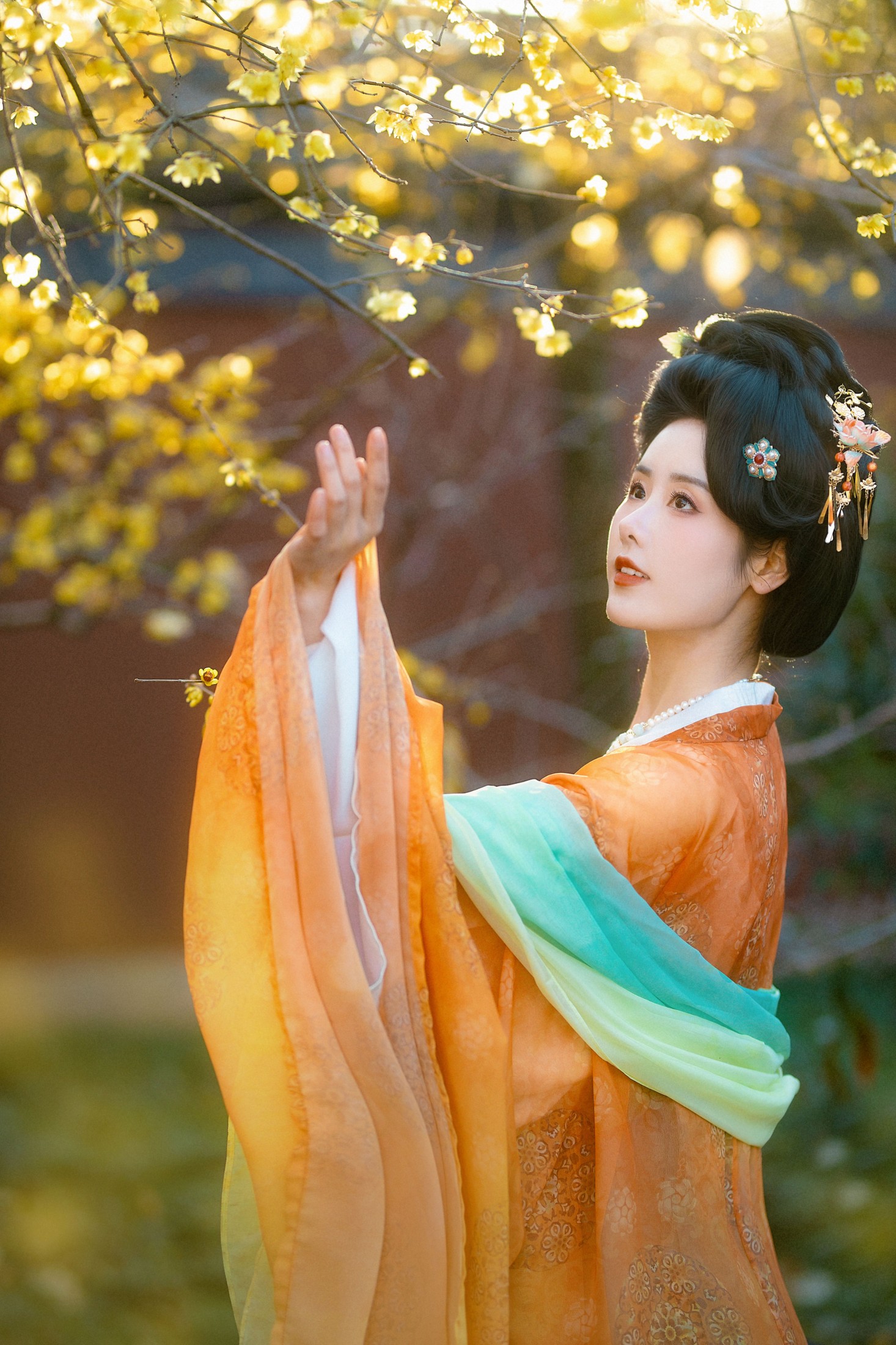 ID11196钱王祠腊梅 - 妍画集-妍画集