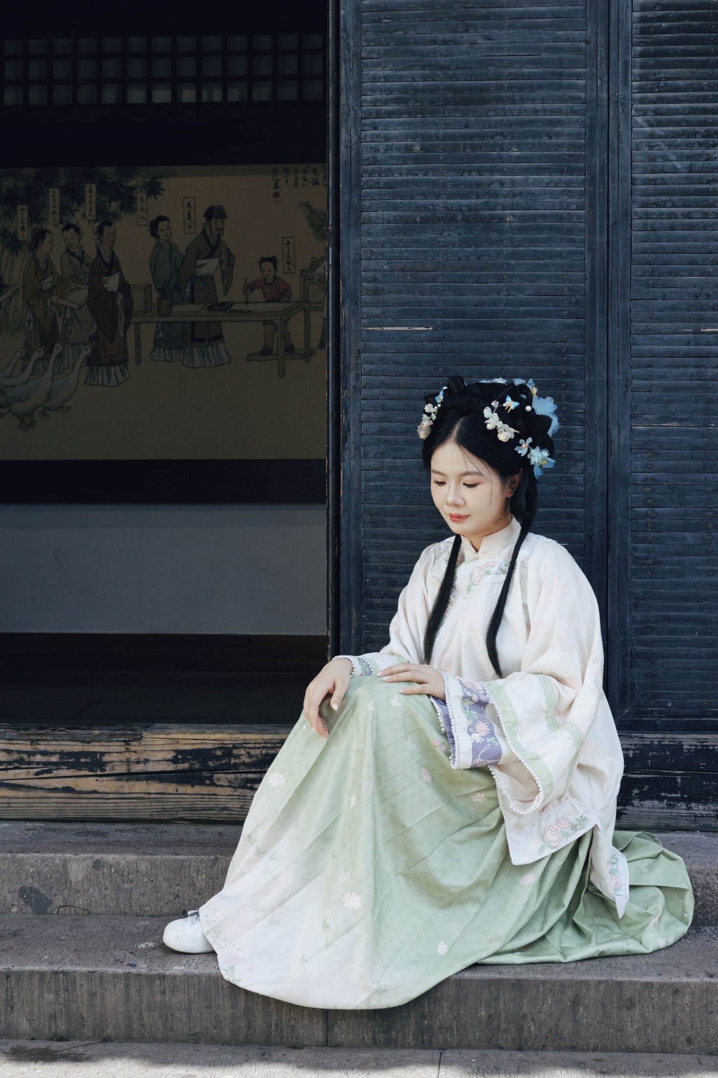 ID11605可爱清汉女 - 妍画集-妍画集