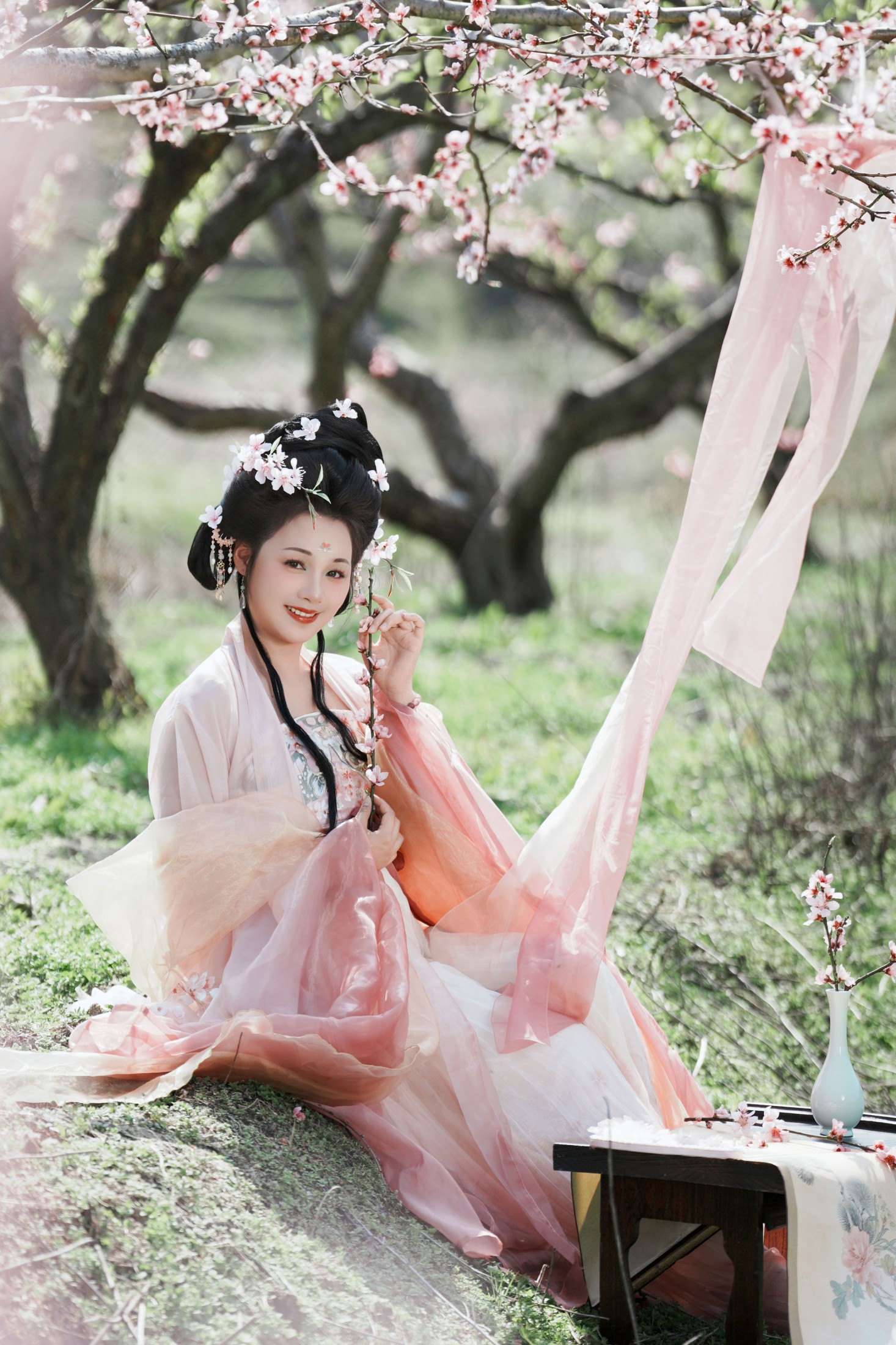 ID11345桃花古风人像拍摄 - 妍画集-妍画集