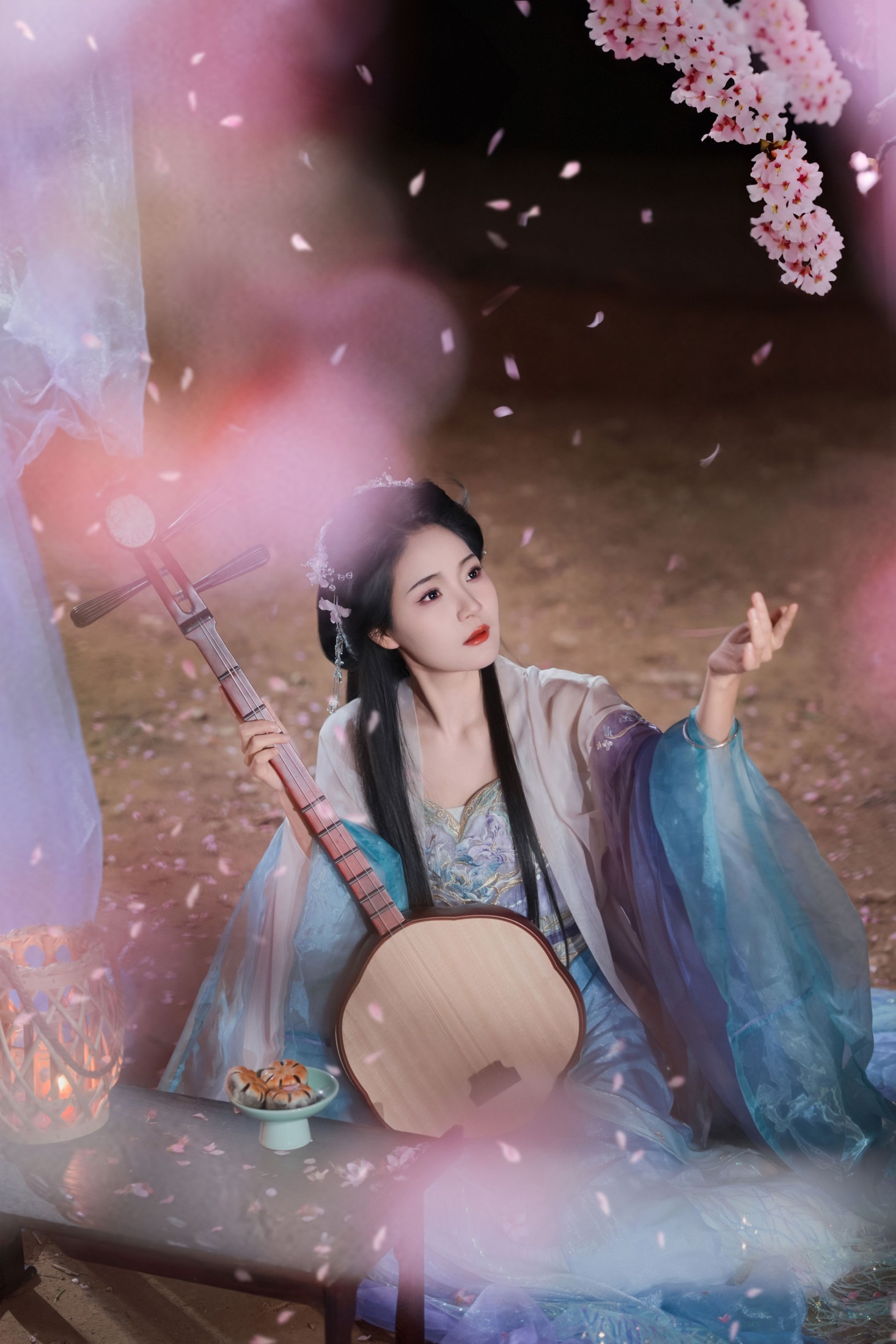 ID11346夜樱古风人像拍摄 - 妍画集-妍画集