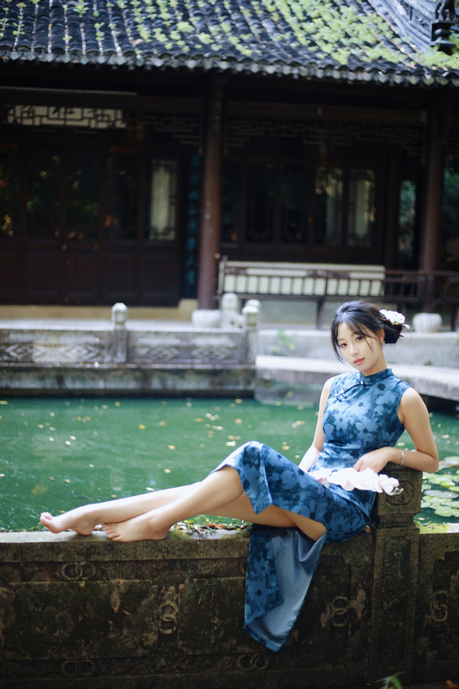 ID11663江南旗袍的柔美 - 妍画集-妍画集