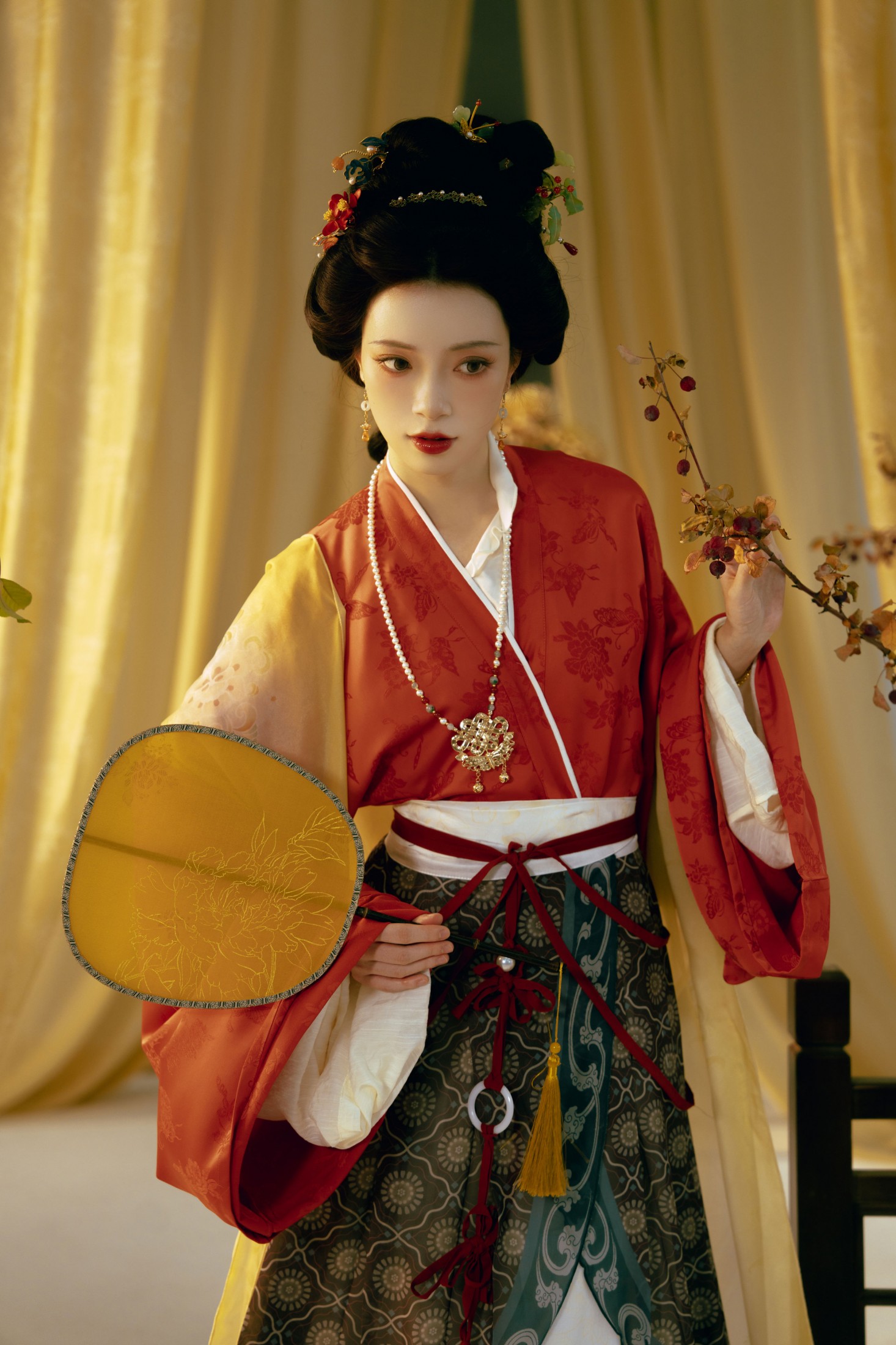ID11688仕女图|一穗灯花似梦中 - 妍画集-妍画集