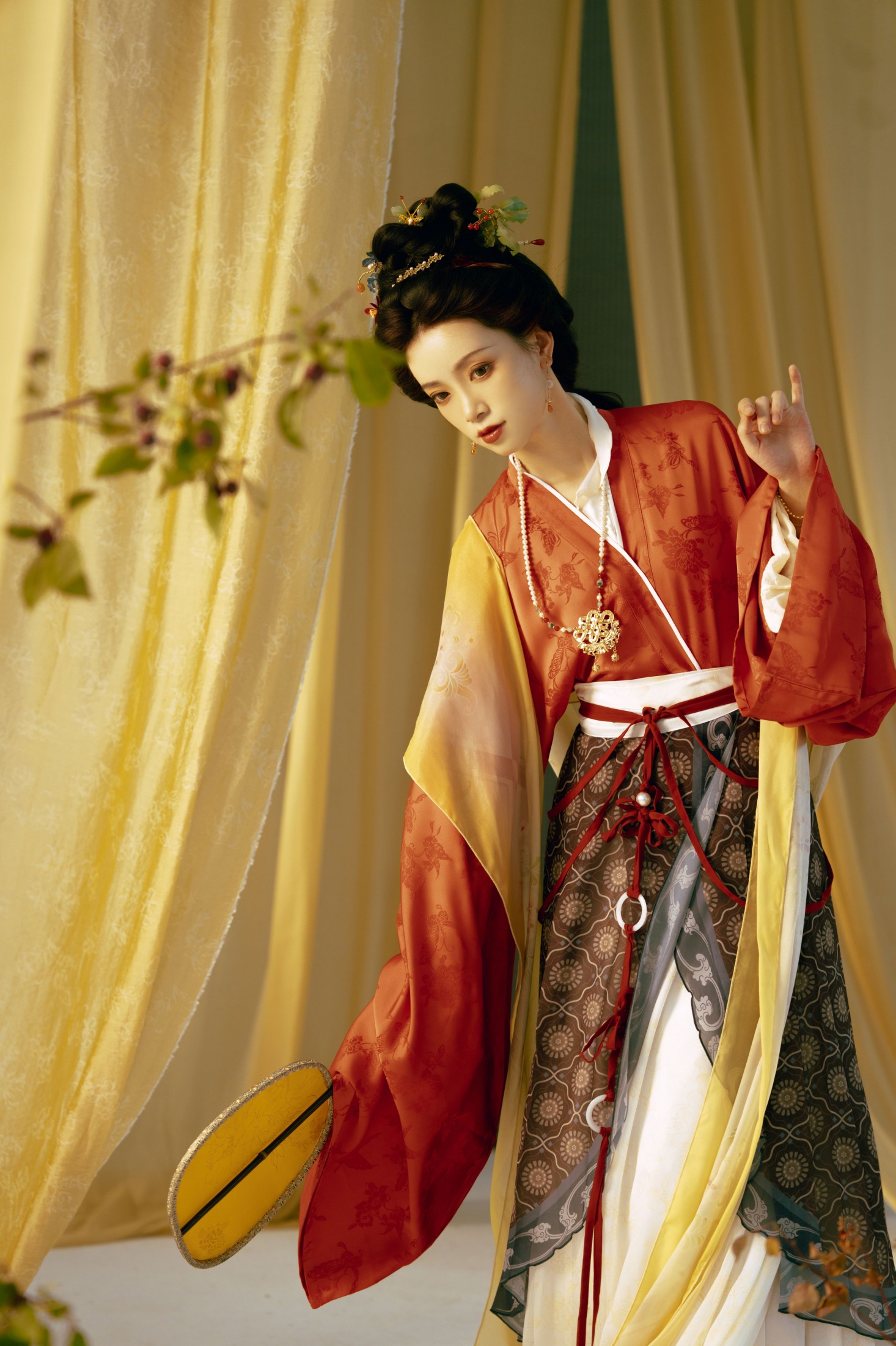 桃迟 – 《仕女图|一穗灯花似梦中》[13P] 插图3