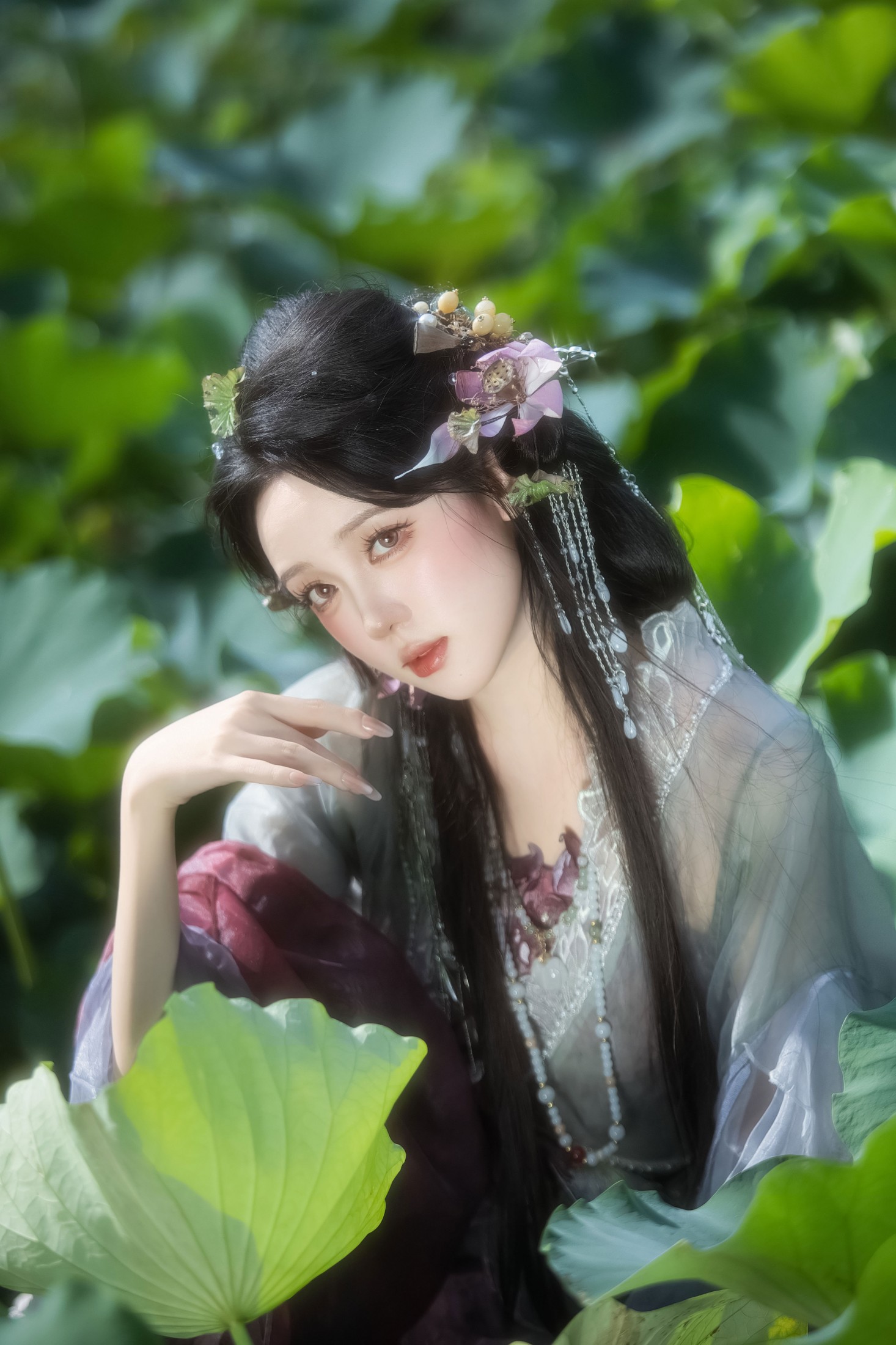 ID11745荷 - 妍画集-妍画集