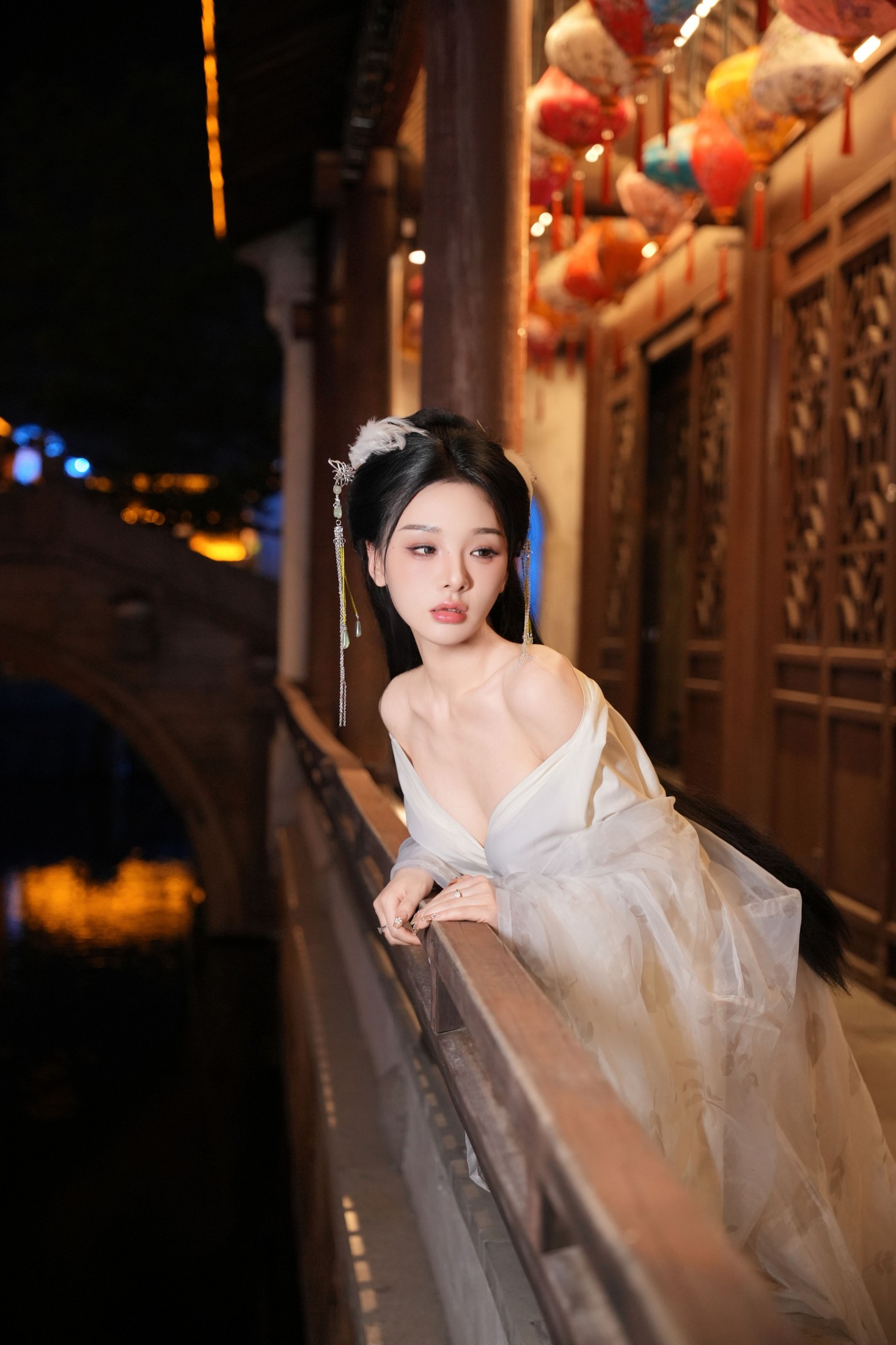 ID11751夜景汉服 - 妍画集-妍画集