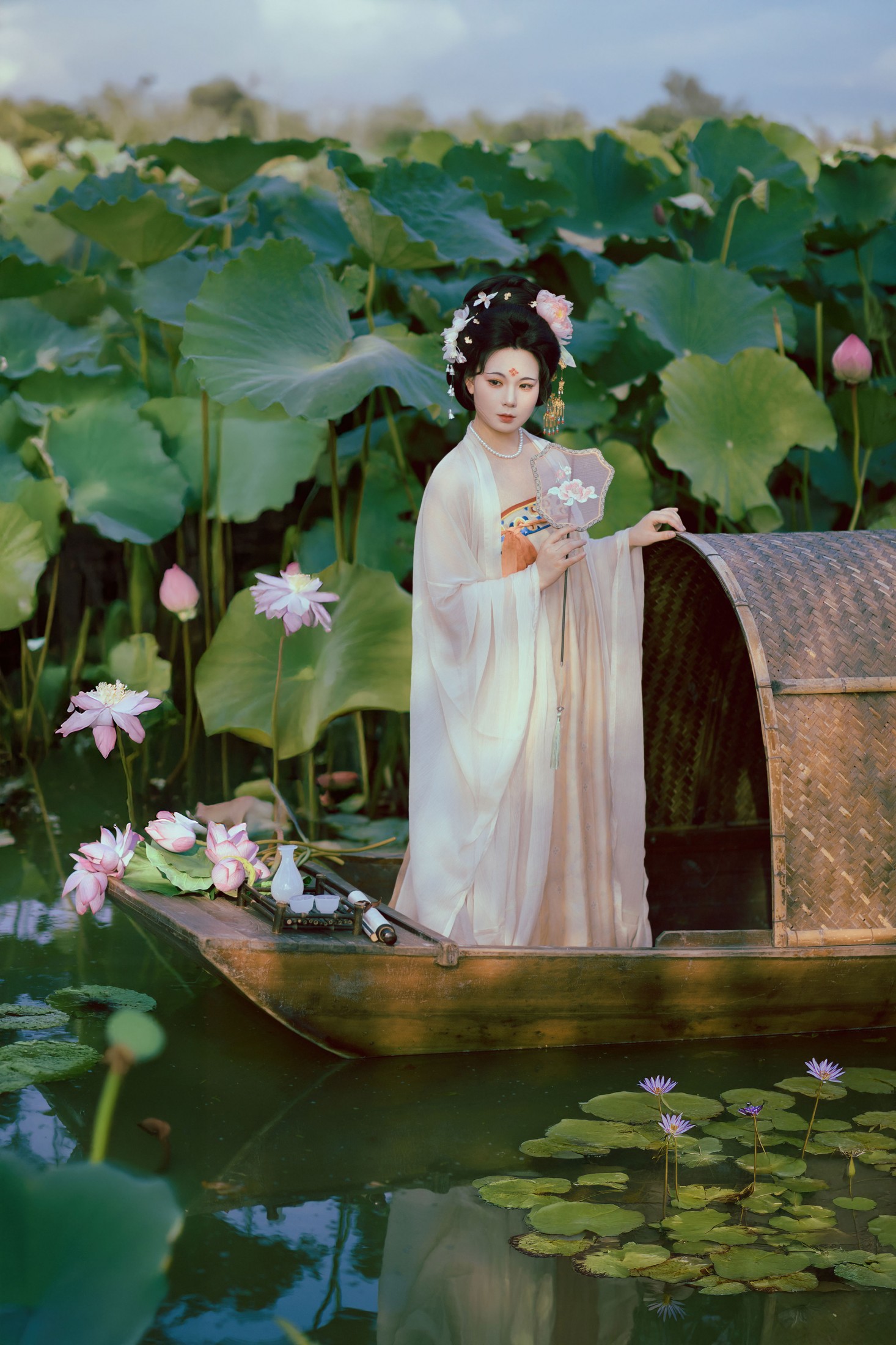 ID11817雨歇荷塘 - 妍画集-妍画集
