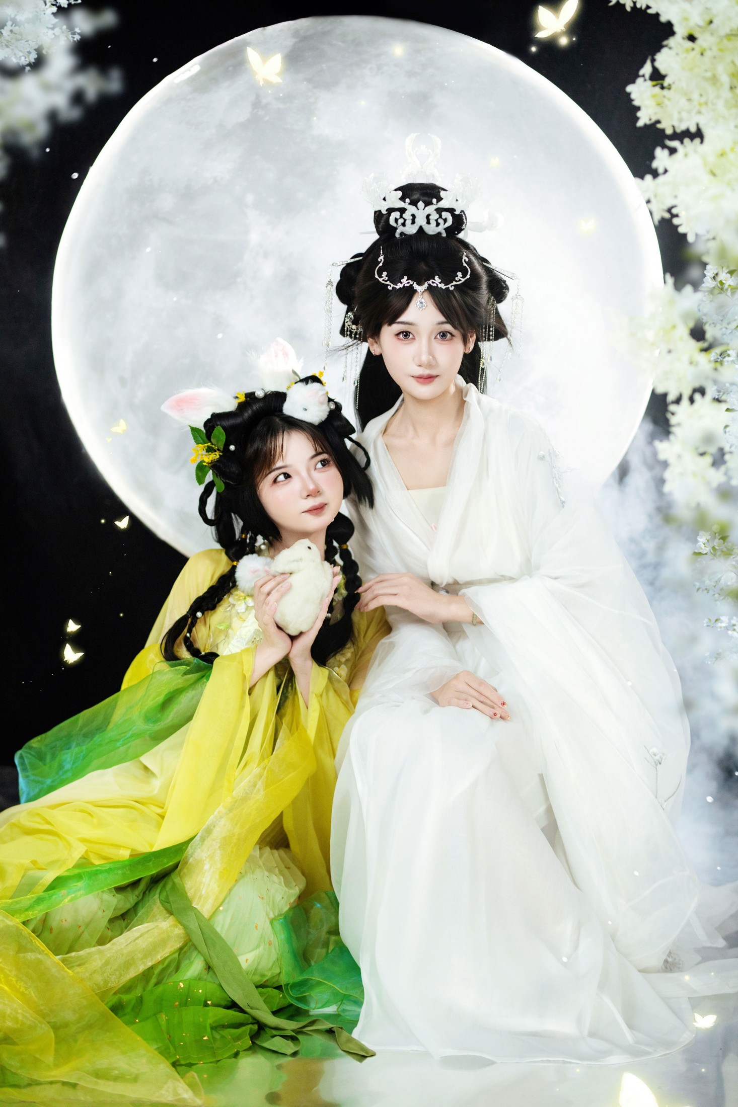 ID11853嫦娥和玉兔 - 妍画集-妍画集