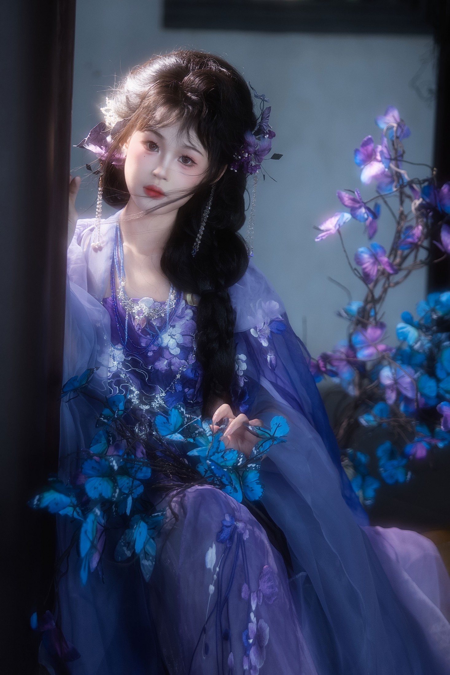 ID11887紫蝶 - 妍画集-妍画集